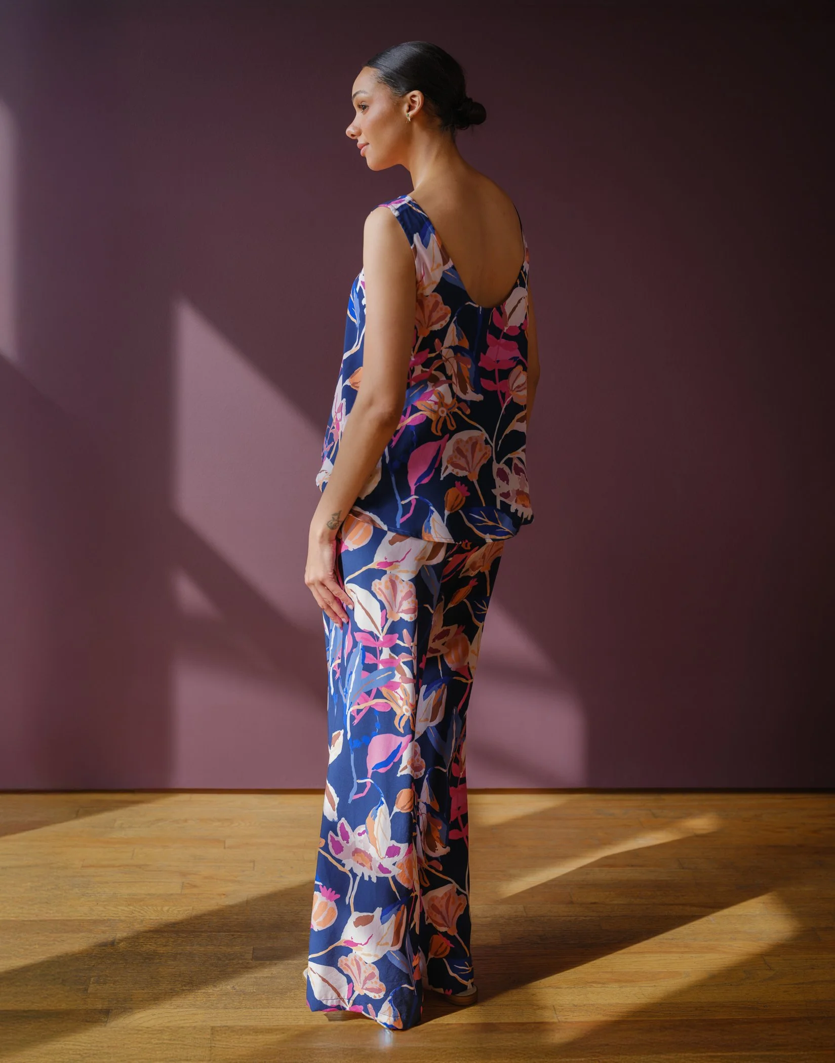 Angie floral top by Sophia Reyes