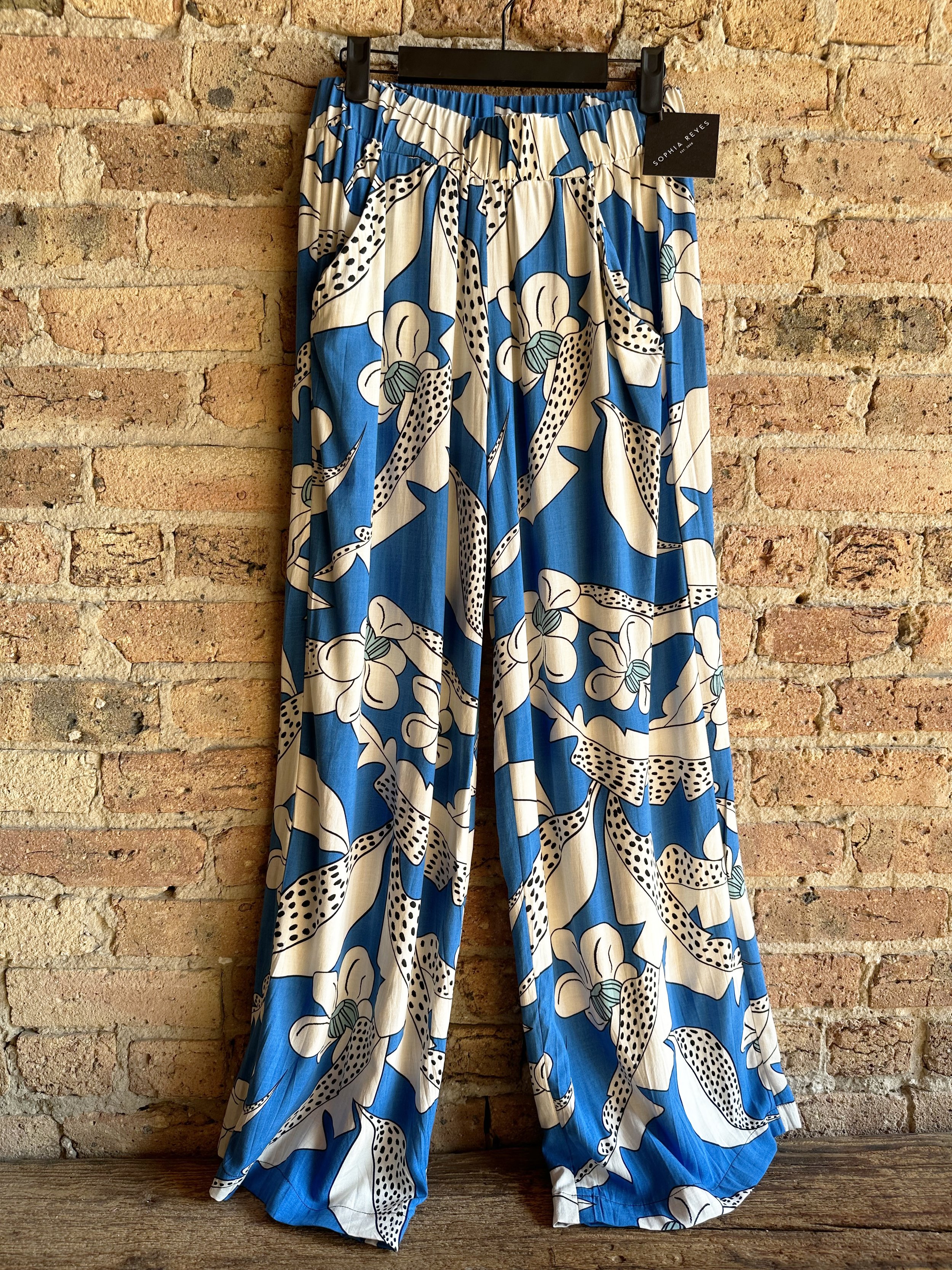 Sophia Reyes Luzon Pants Marine and Black