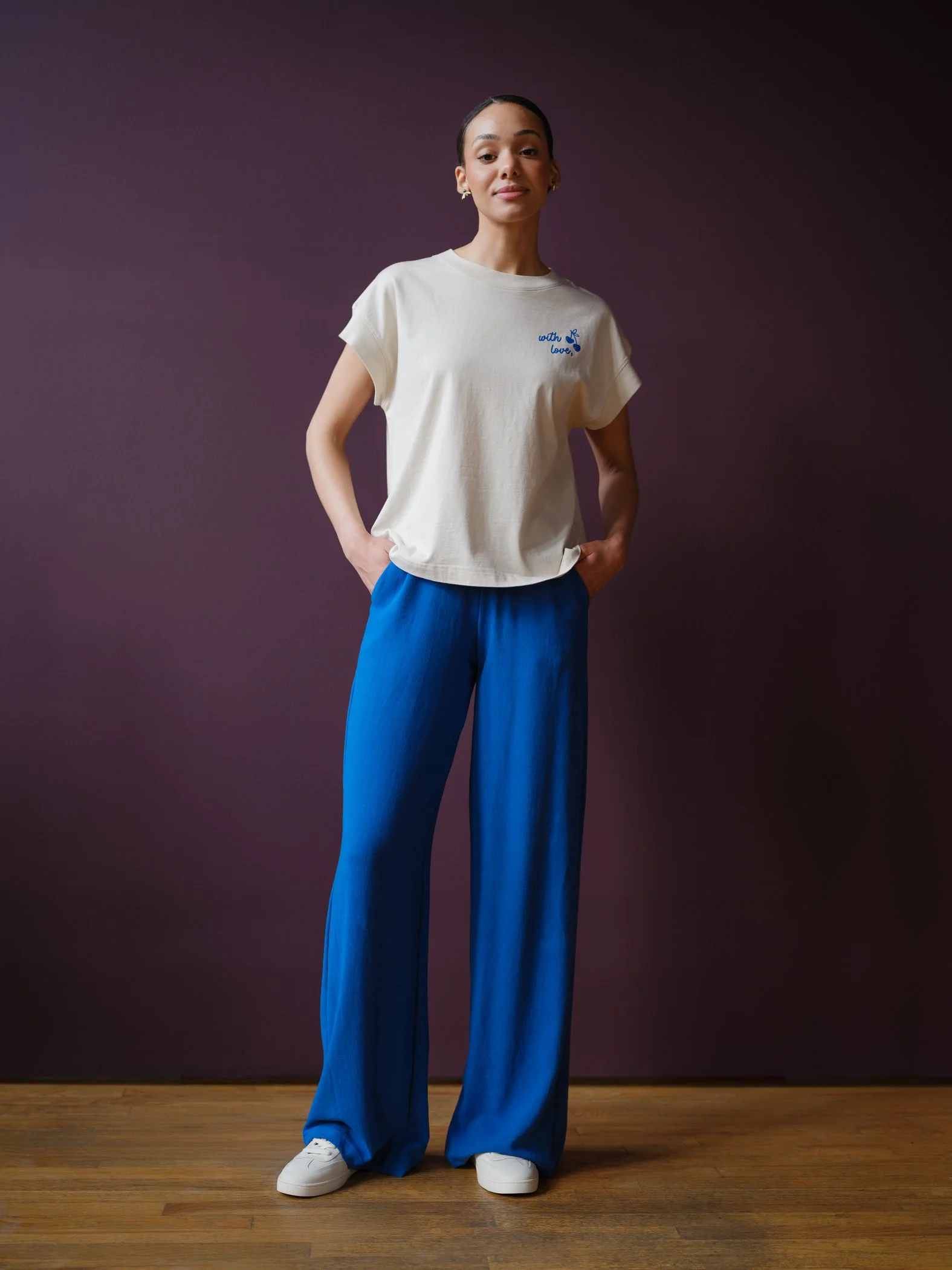 Cobalt Luzon pants by Sophia reyes