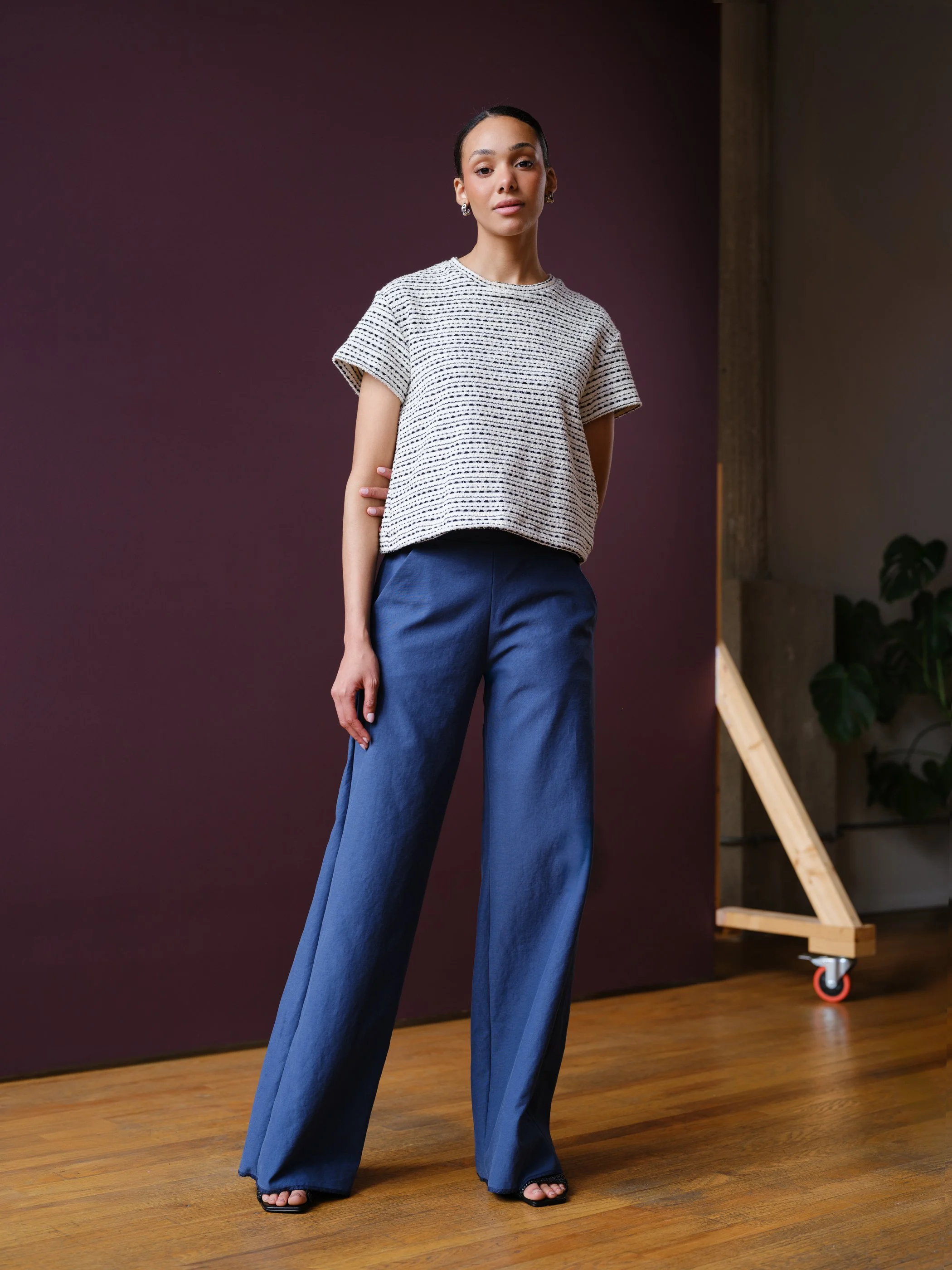 Mariella Blue Pants by Sophia Reyes