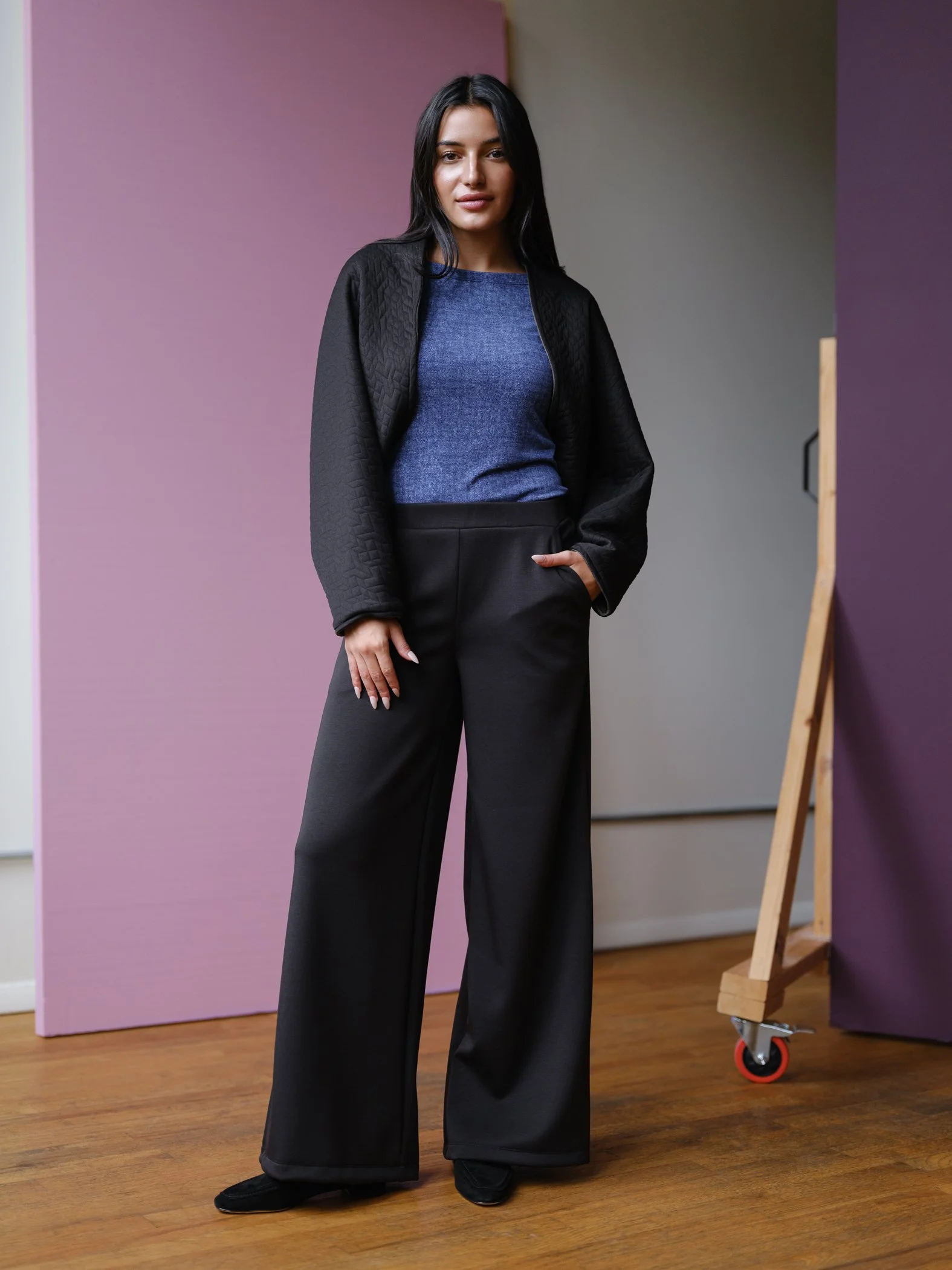 Sophia Reyes Quilted Reversible Bolero