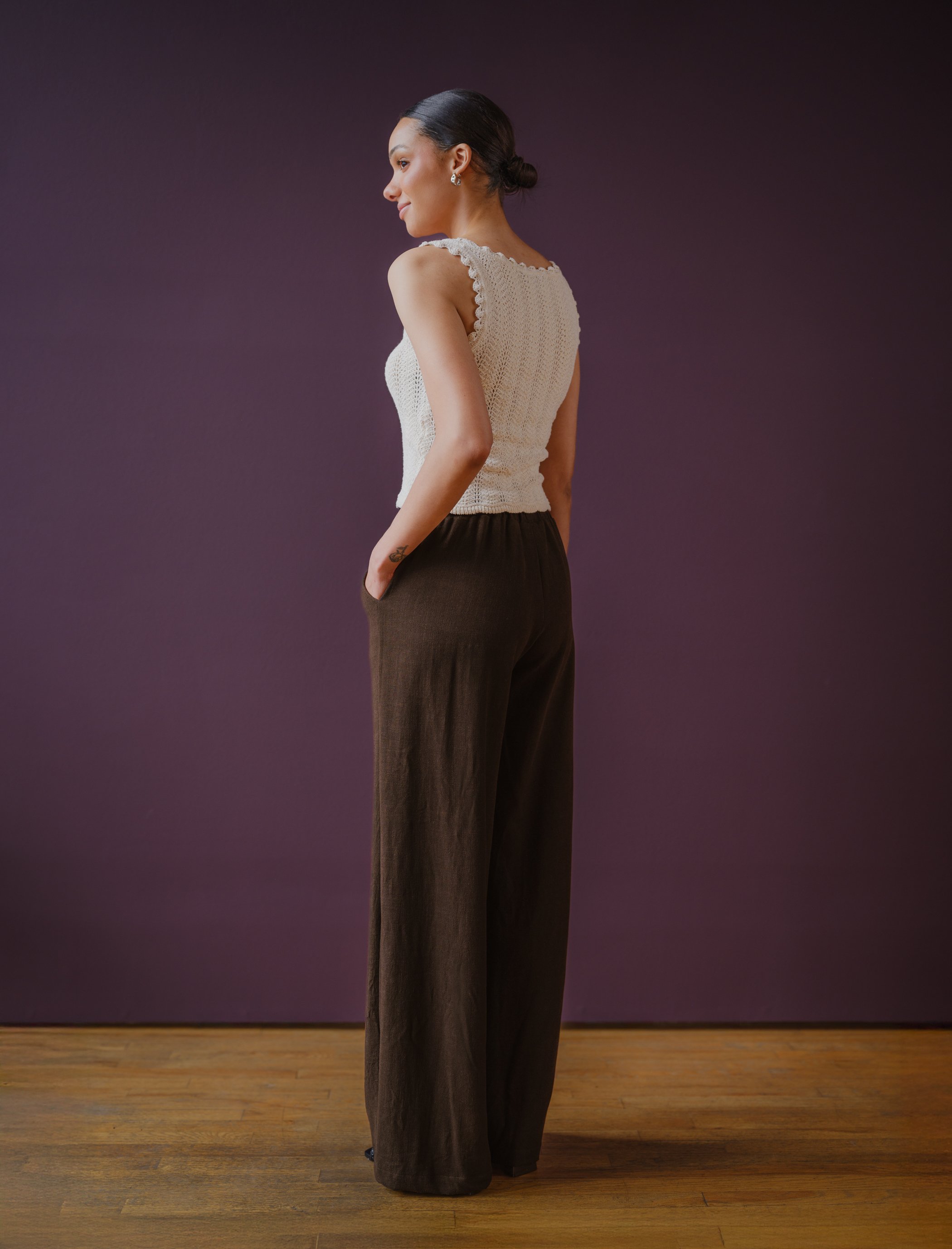 chocolate Luzon pants by Sophia Reyes