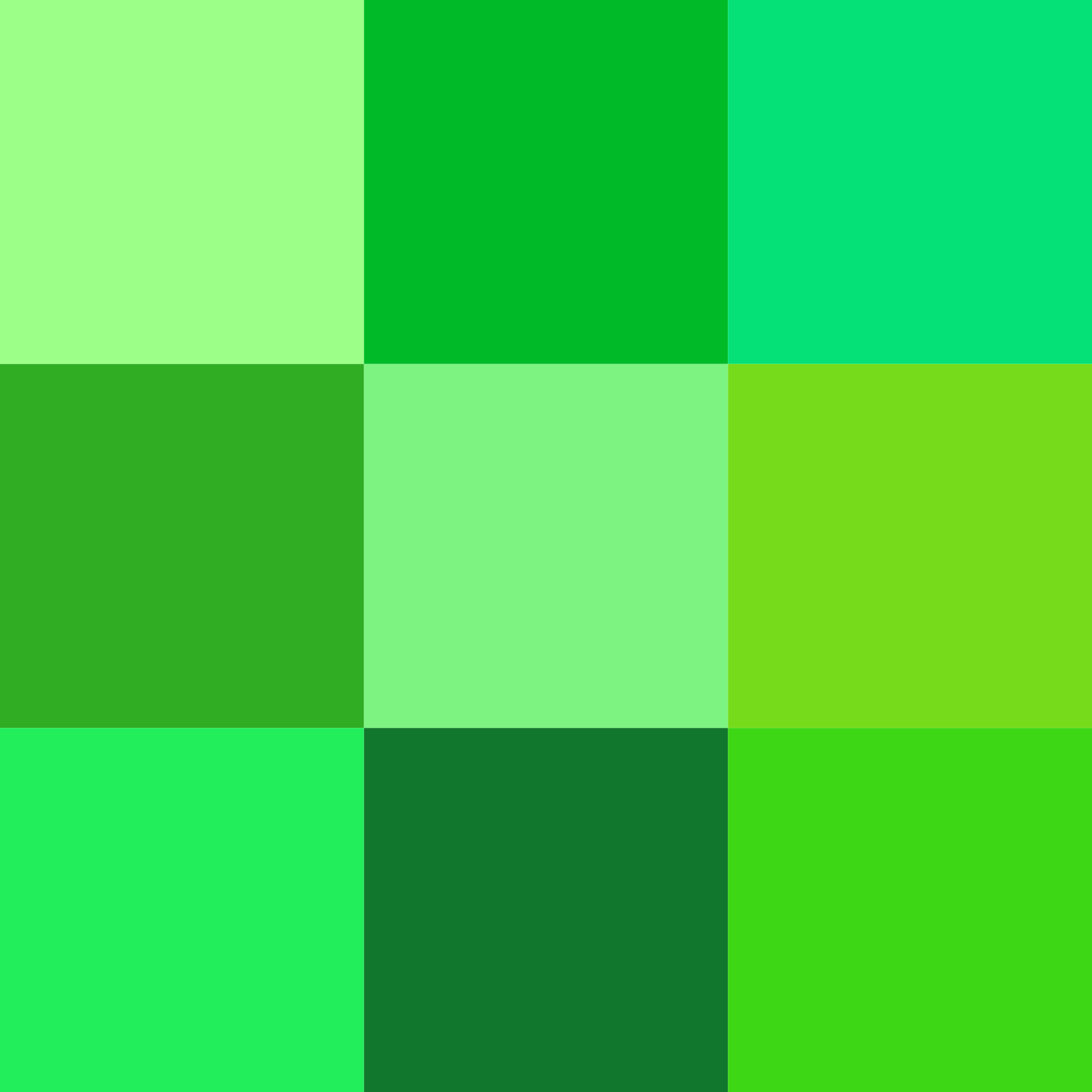    Favorite color? Green.   