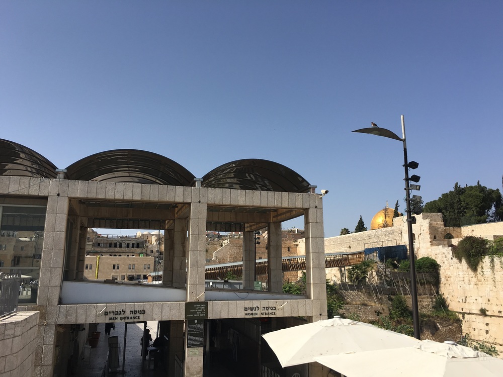  Outside the wailing wall 