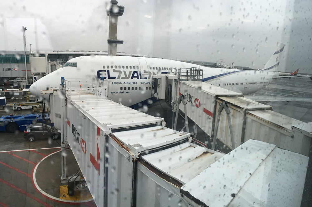  El Al airlines, leaving NYC 