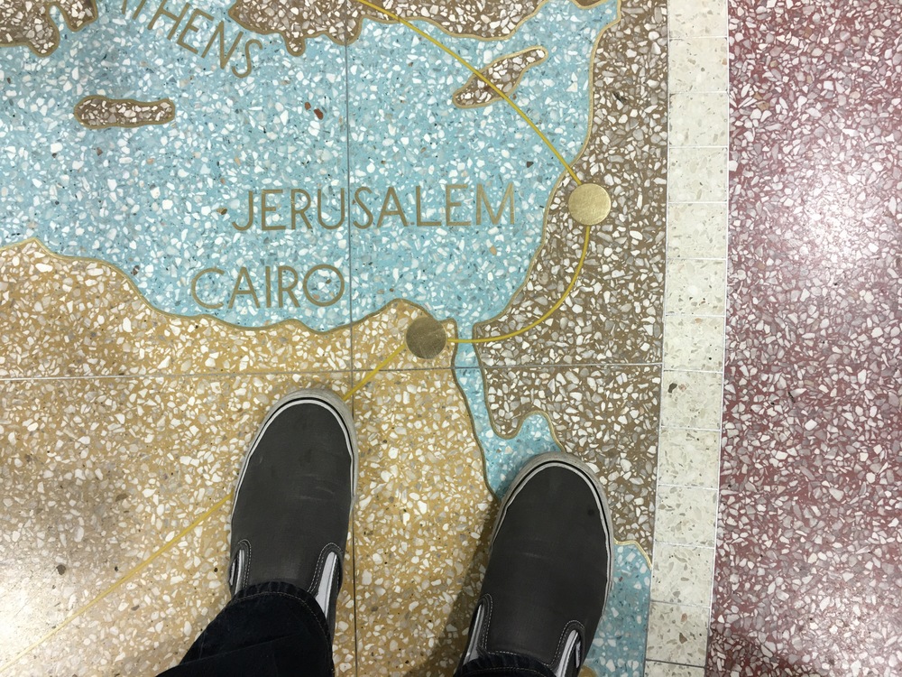  From the floor map in SLC Airport 