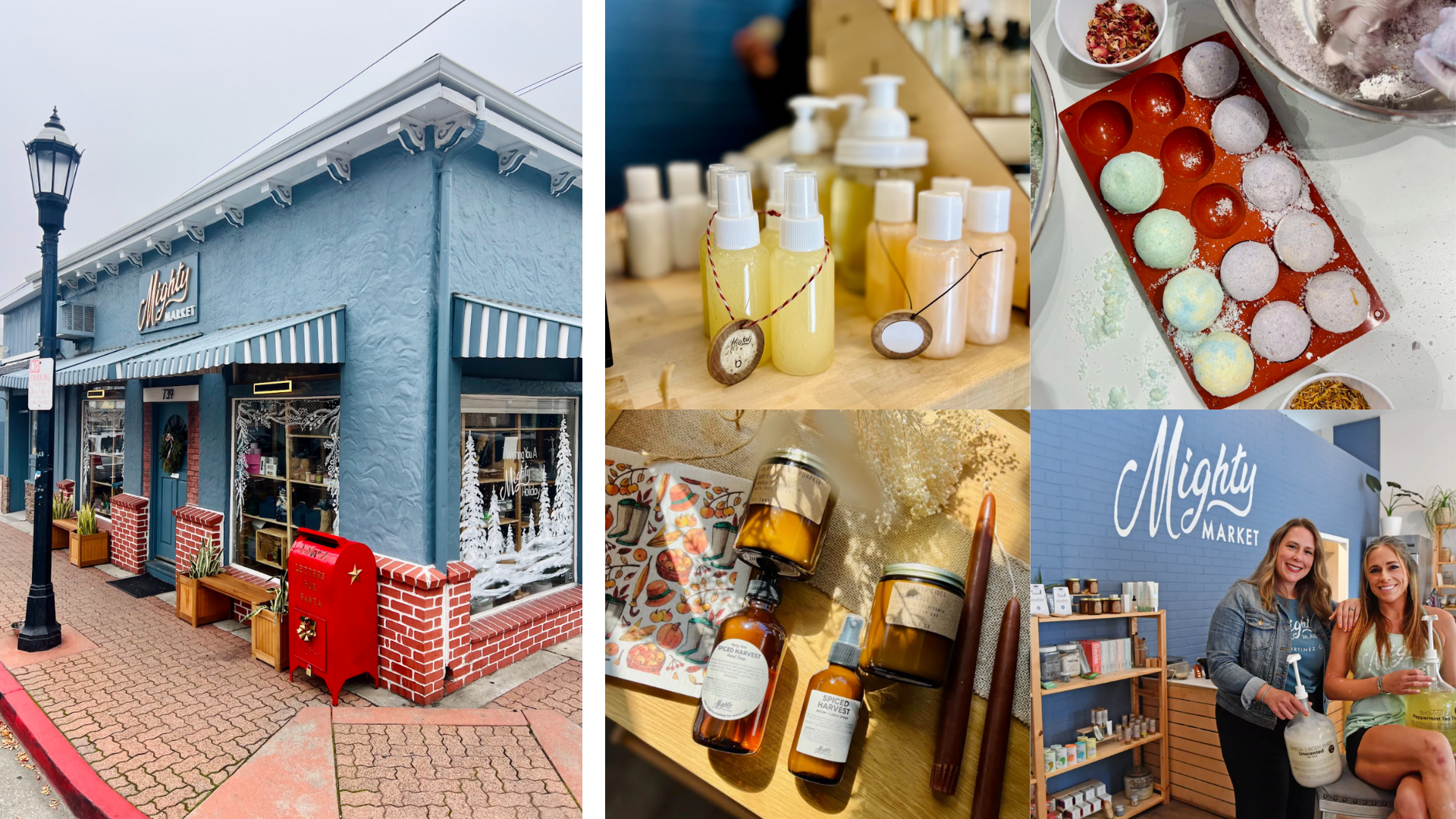 Mighty Market Retail Imagery of Refills, products and more