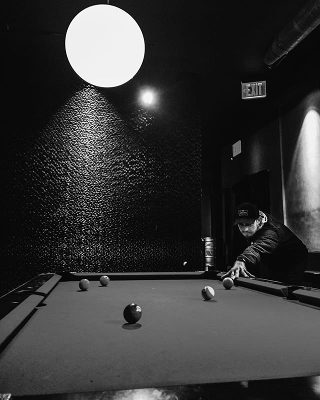 Some is always up for a game of pool and cold one 🍺