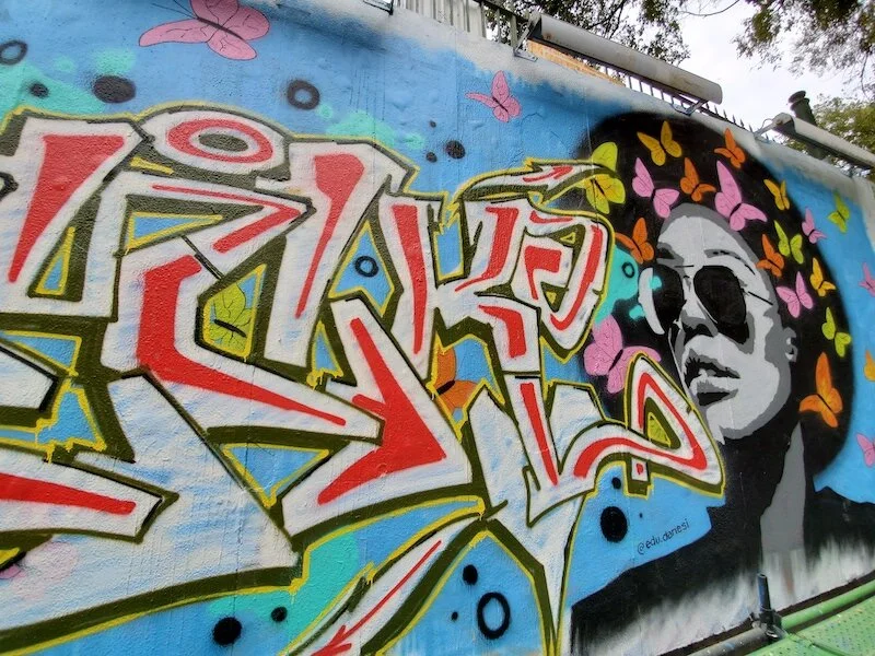 Photo by Kyle; Mural by  Edu Danesi