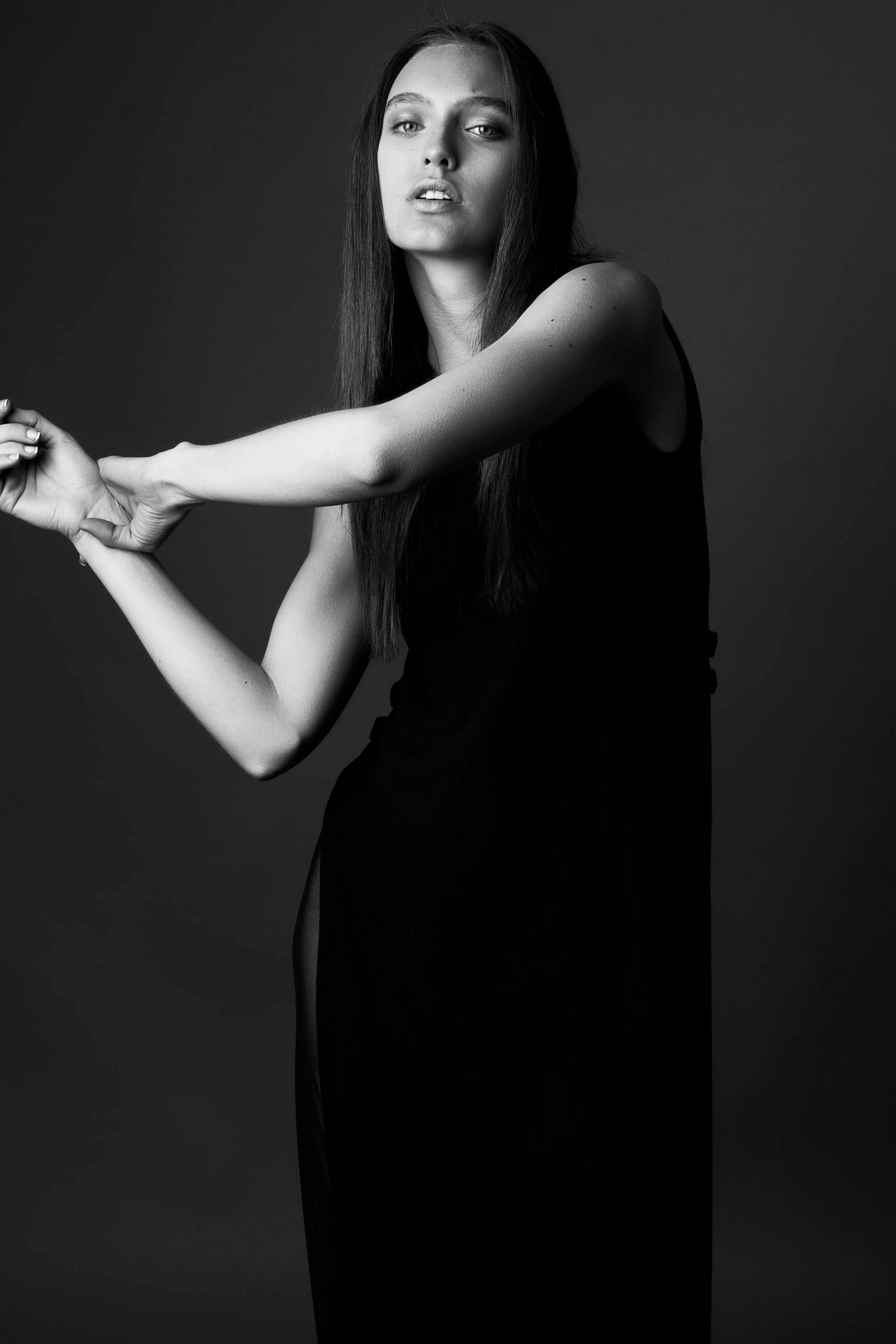 model CRYSTAL photographer BONNIE NICHOALDS featured designer XJAFINE styled by NIK