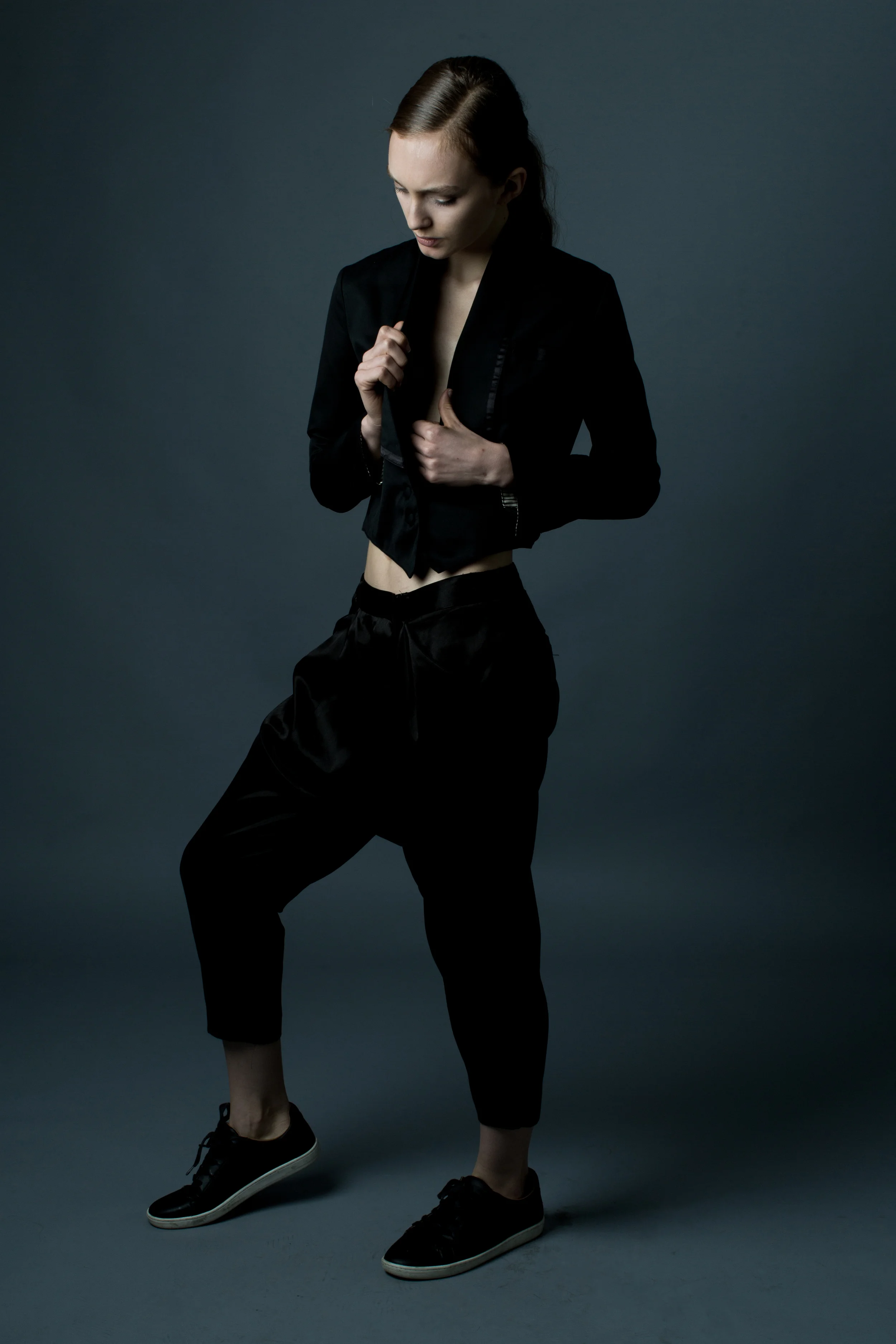 model CRYSTAL photographer BONNIE NICHOALDS featured designer JAW MAKER styled by NIK