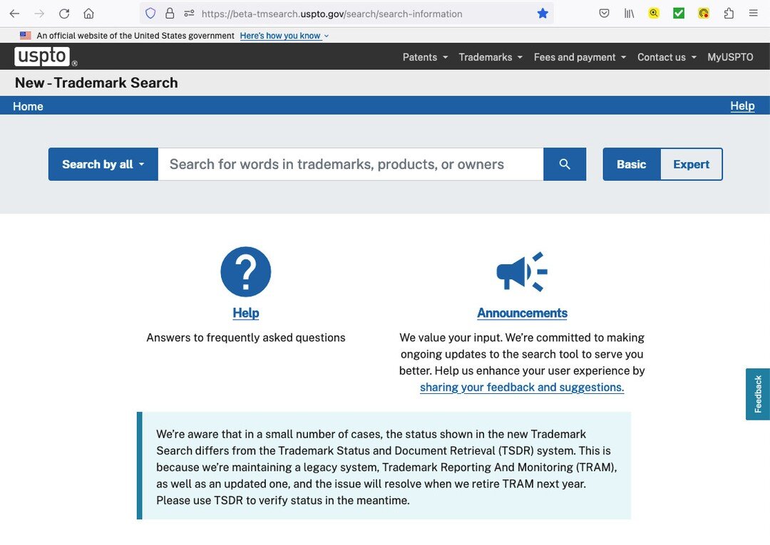 @uspto is transitioning to a new cloud-based trademark search system, bidding farewell to TESS on November 30, 2023. We've spent the past few months learning the new system and have high hopes for greater stability, usability and advanced functionali