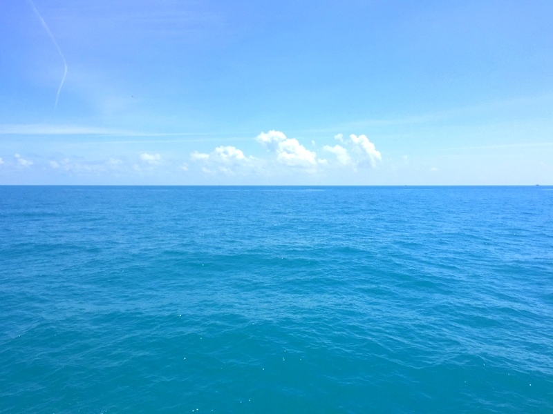 No, I did not edit this picture, the water really is that blue and beautiful!!!