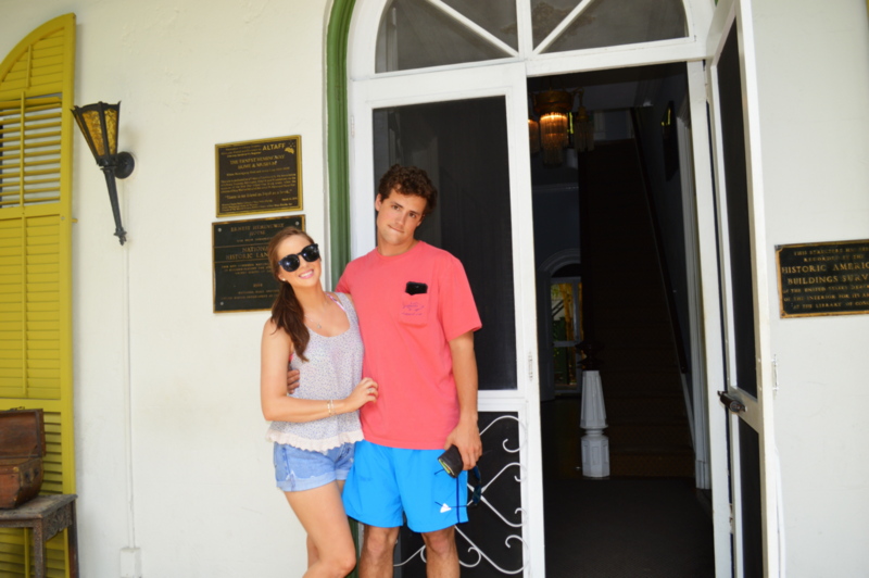 As you can see, David was just as thrilled to be touring Hemingway's House just as much as I was. 