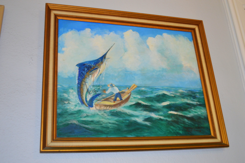 I LOVED this painting that was hanging in the living room!