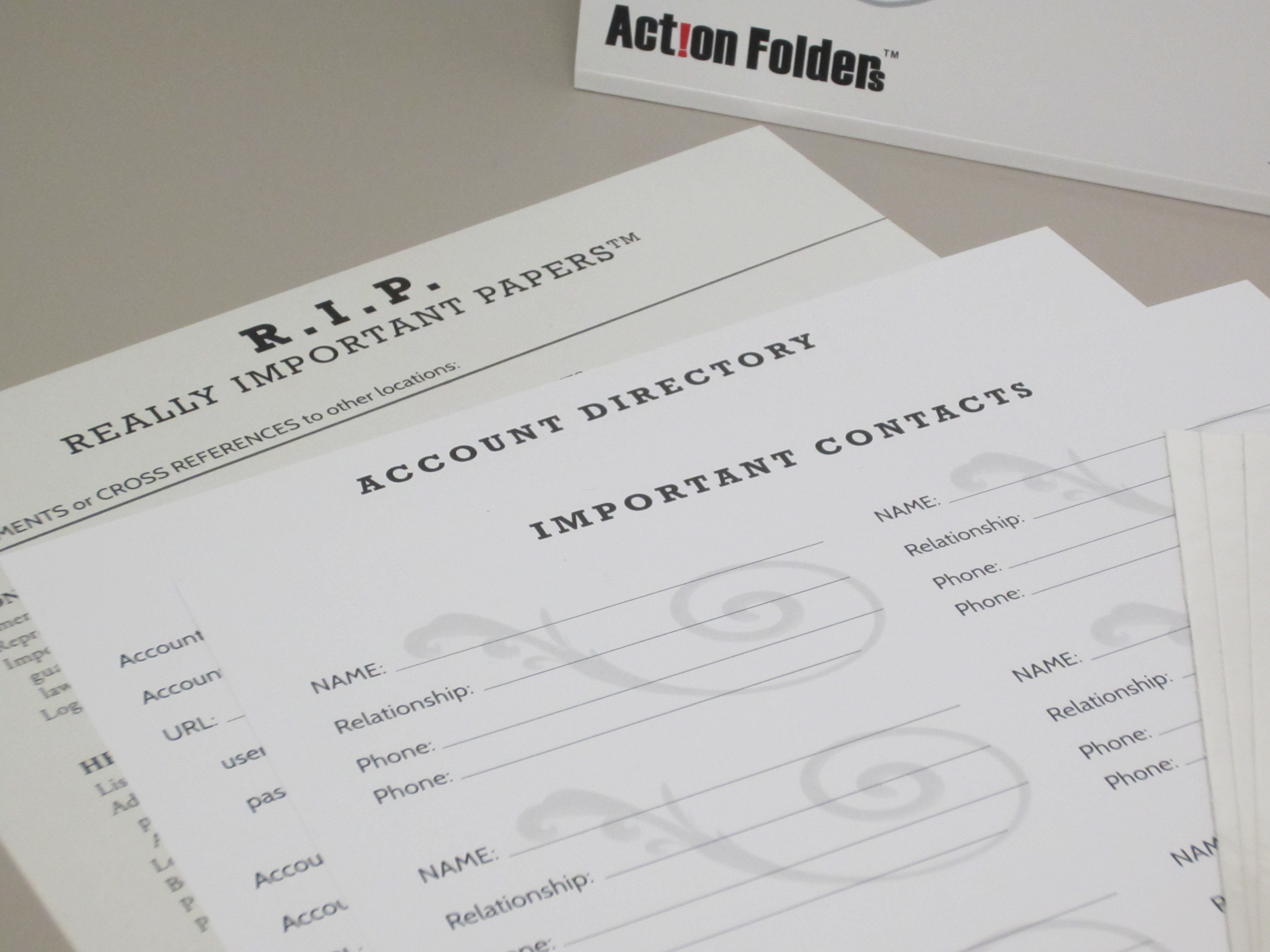 important information storage