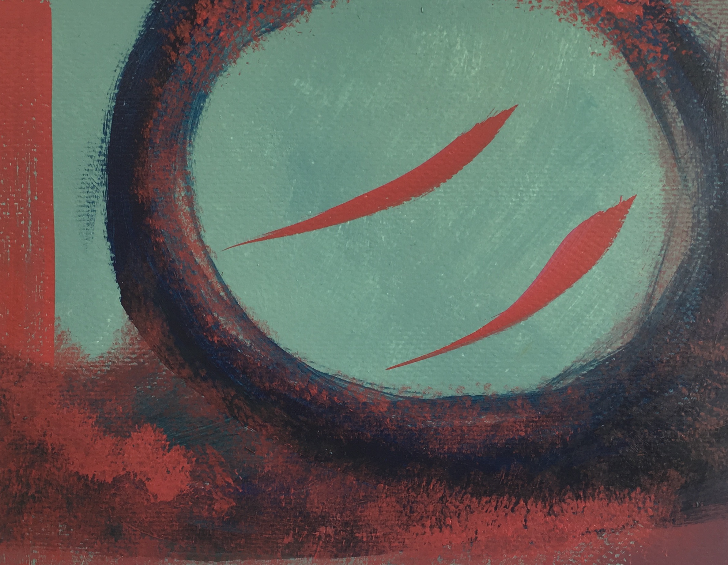 Acrylic paint on paper