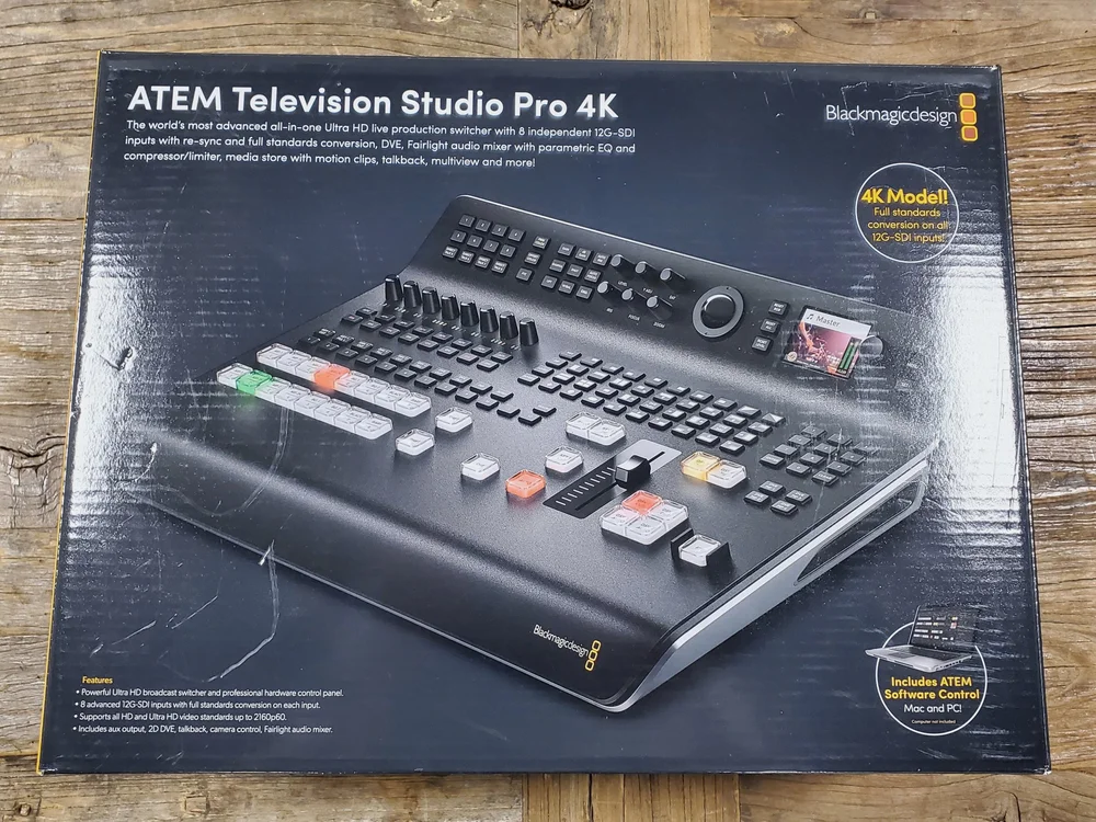Blackmagic Design ATEM Television Studio Pro 4K Switcher — Power to Change  Films