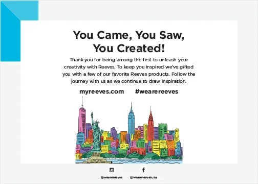 Reeves Event card.