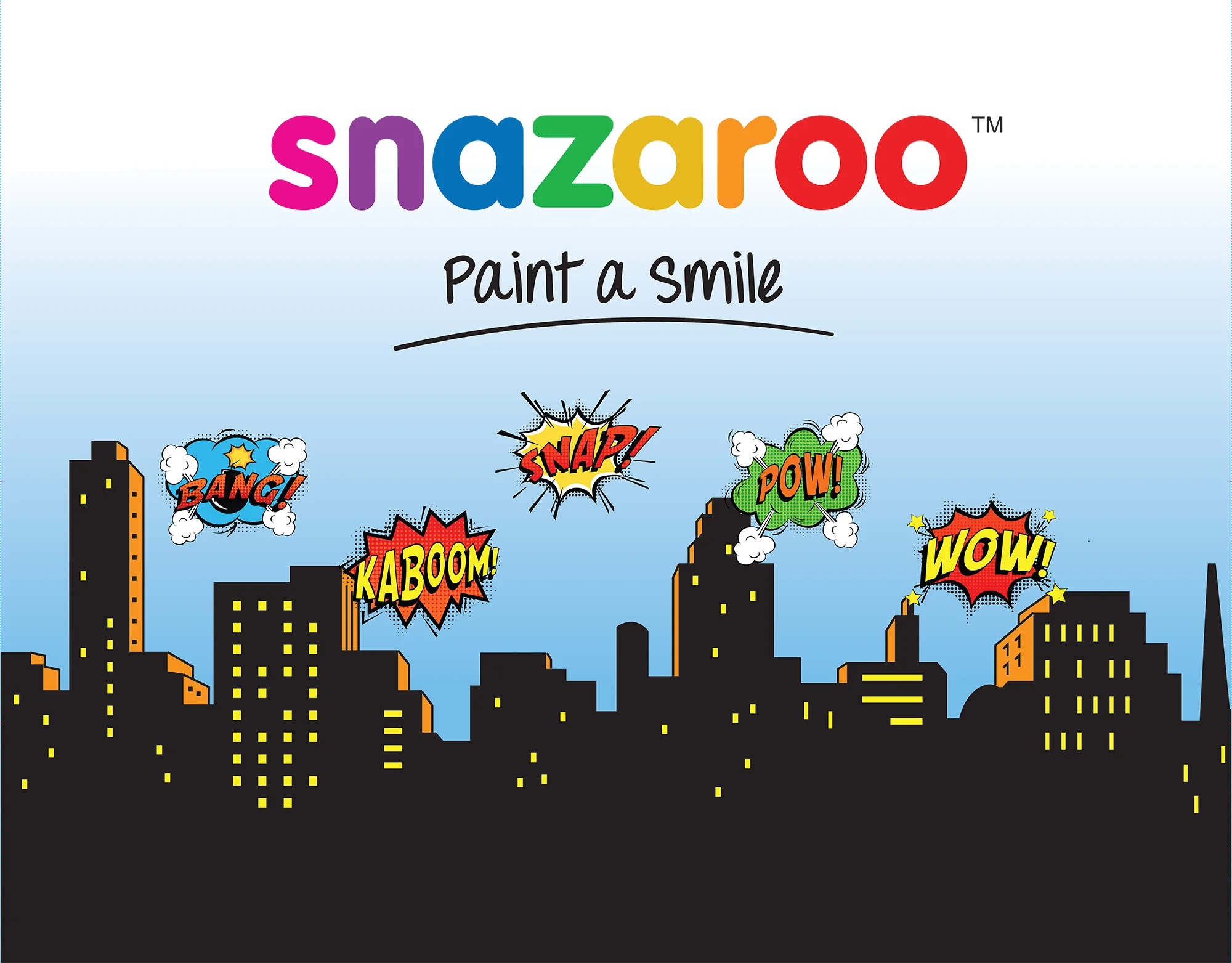 SNAZAROO conference display banner.