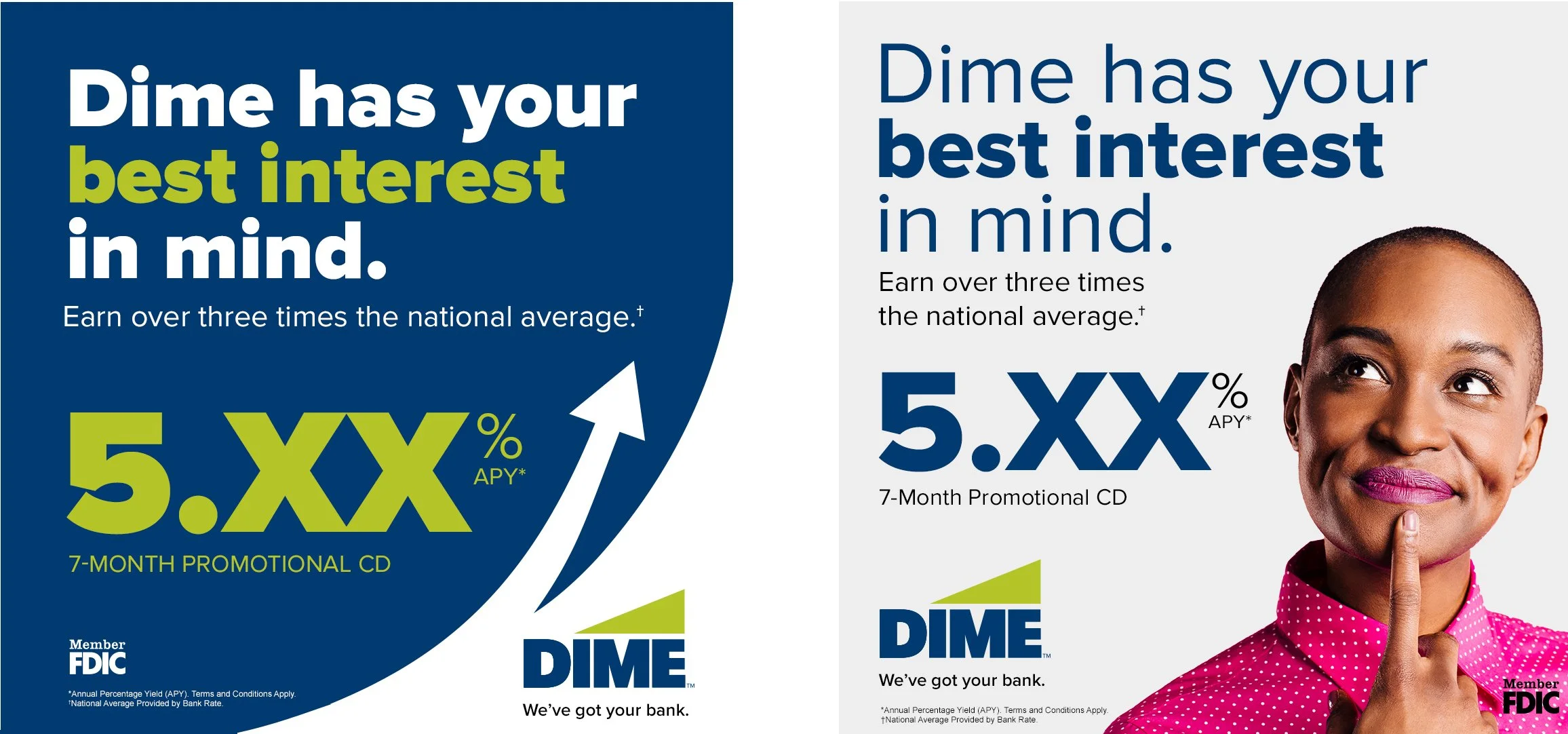 Digital ad template