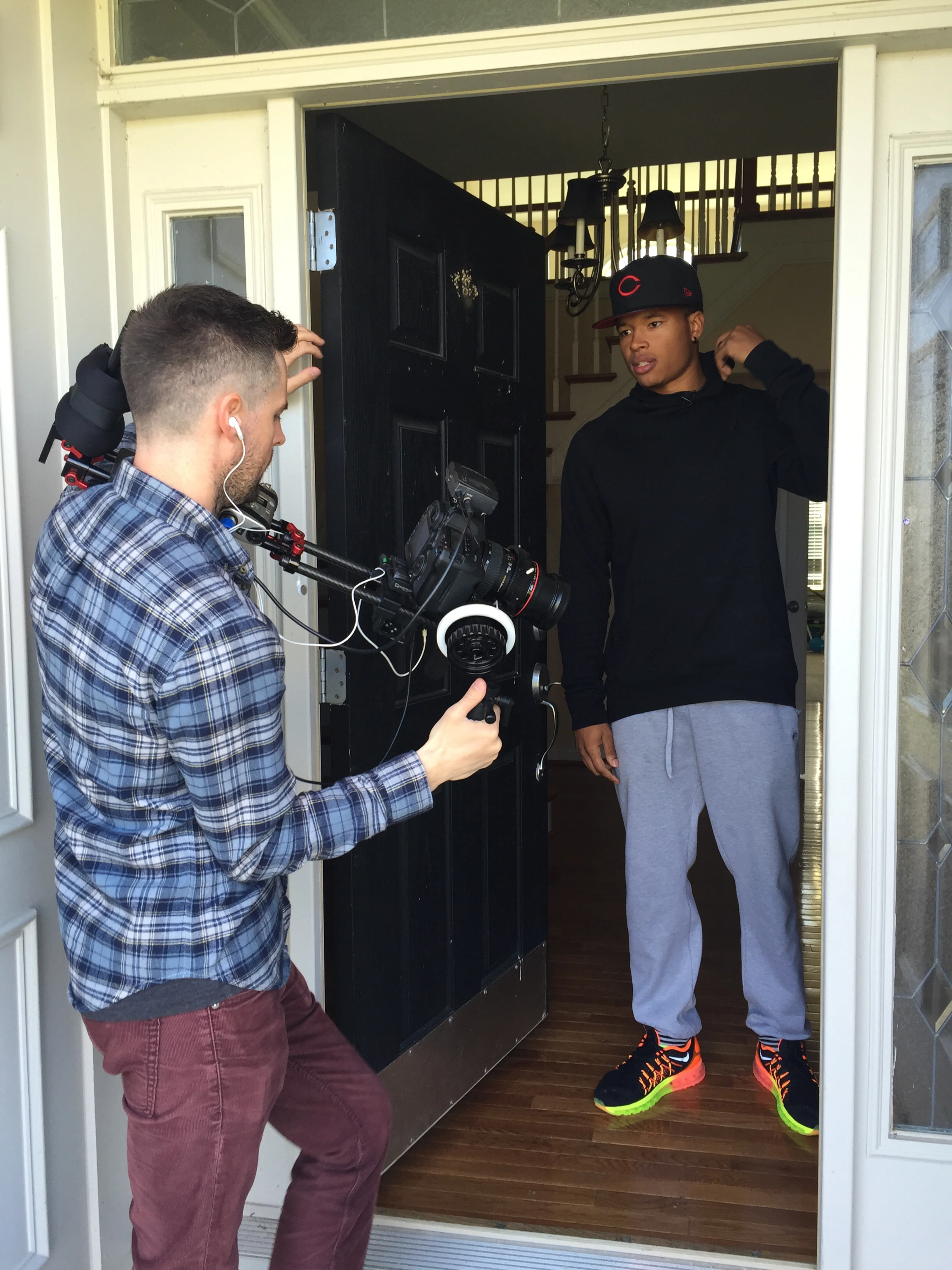 The Marvin Jones welcome. 
