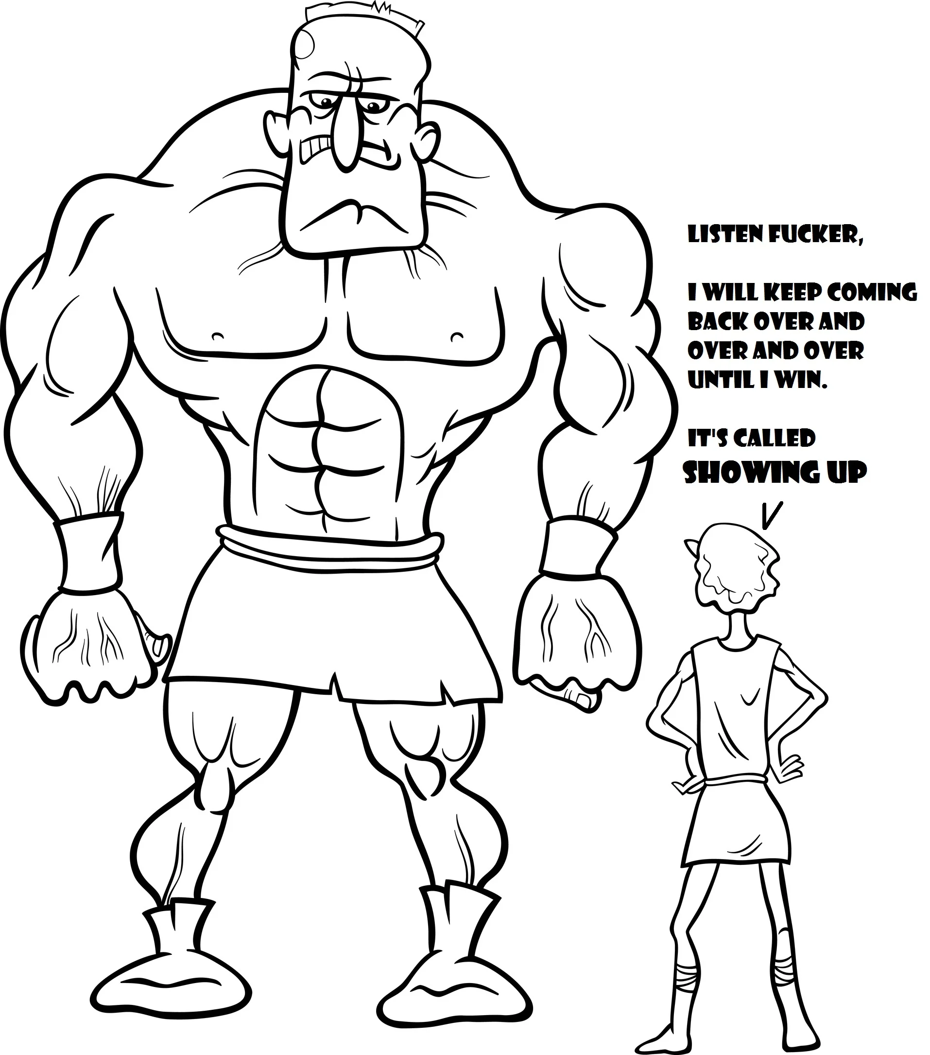 Show up, show up, and show up again