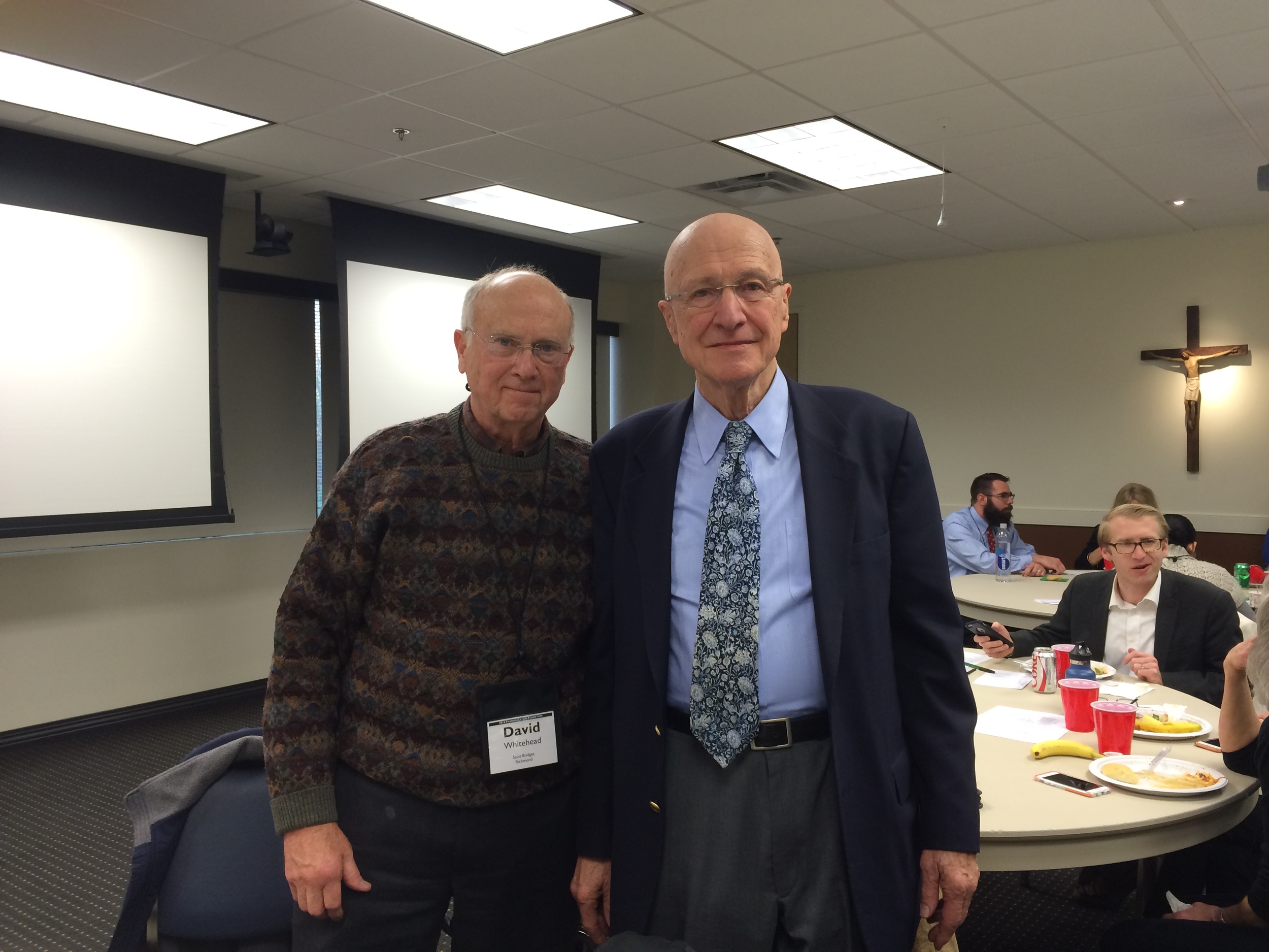 David W. with Peter Kreeft (Thanks to John M.)