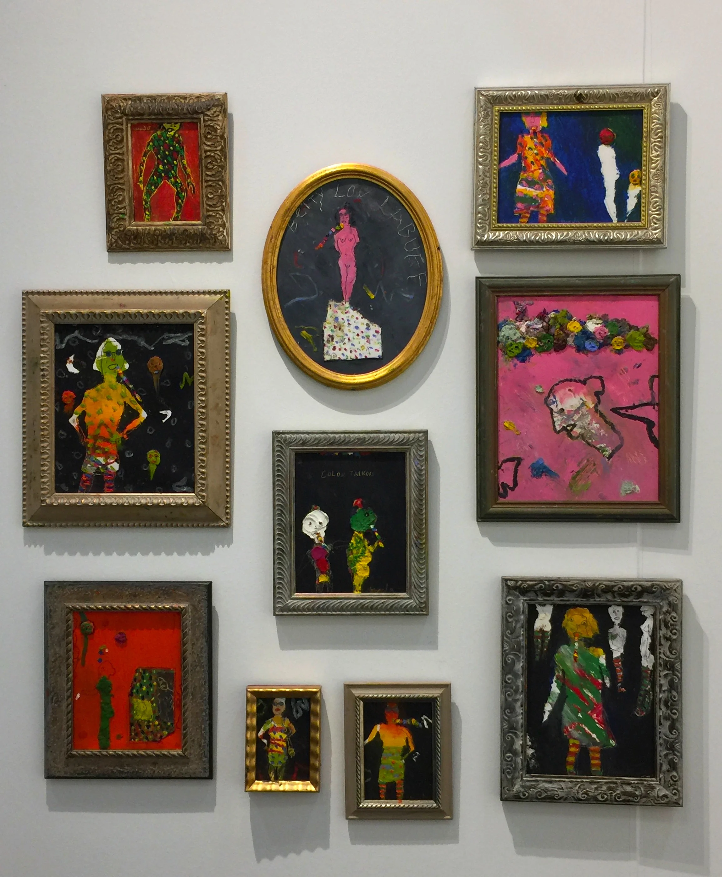 James Harvard, Talking in Color Series, 2016, exhibited by John Molloy Gallery at Art on Paper