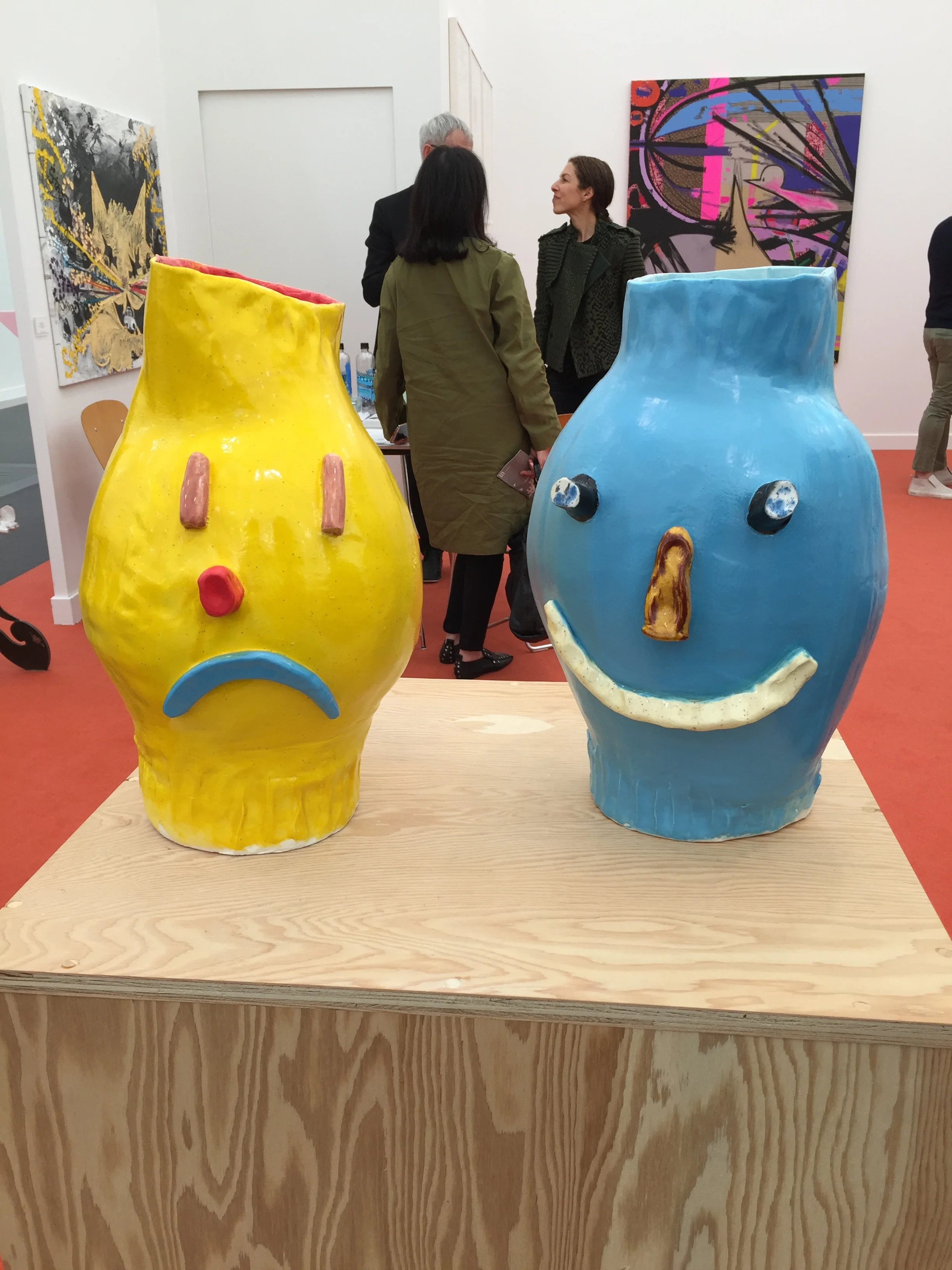 Dan McCarthy Vases, Exhibited by Anton Kern Gallery
