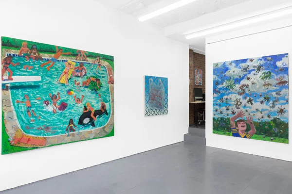 Todd Bienvenu, Water Sports, Installation view at Yours, Mine, & Ours