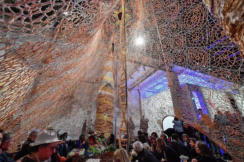 Ernesto Neto, Um Sagrado Lugar (A Sacred Place) at the Arsenale, Venice Biennale, 2017