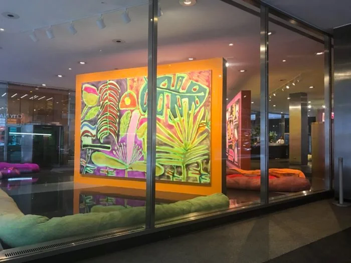 Katherine Bernhardt, Lever House, Installation Shot
