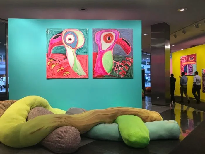 Katherine Bernhardt, Lever House, Installation Shot