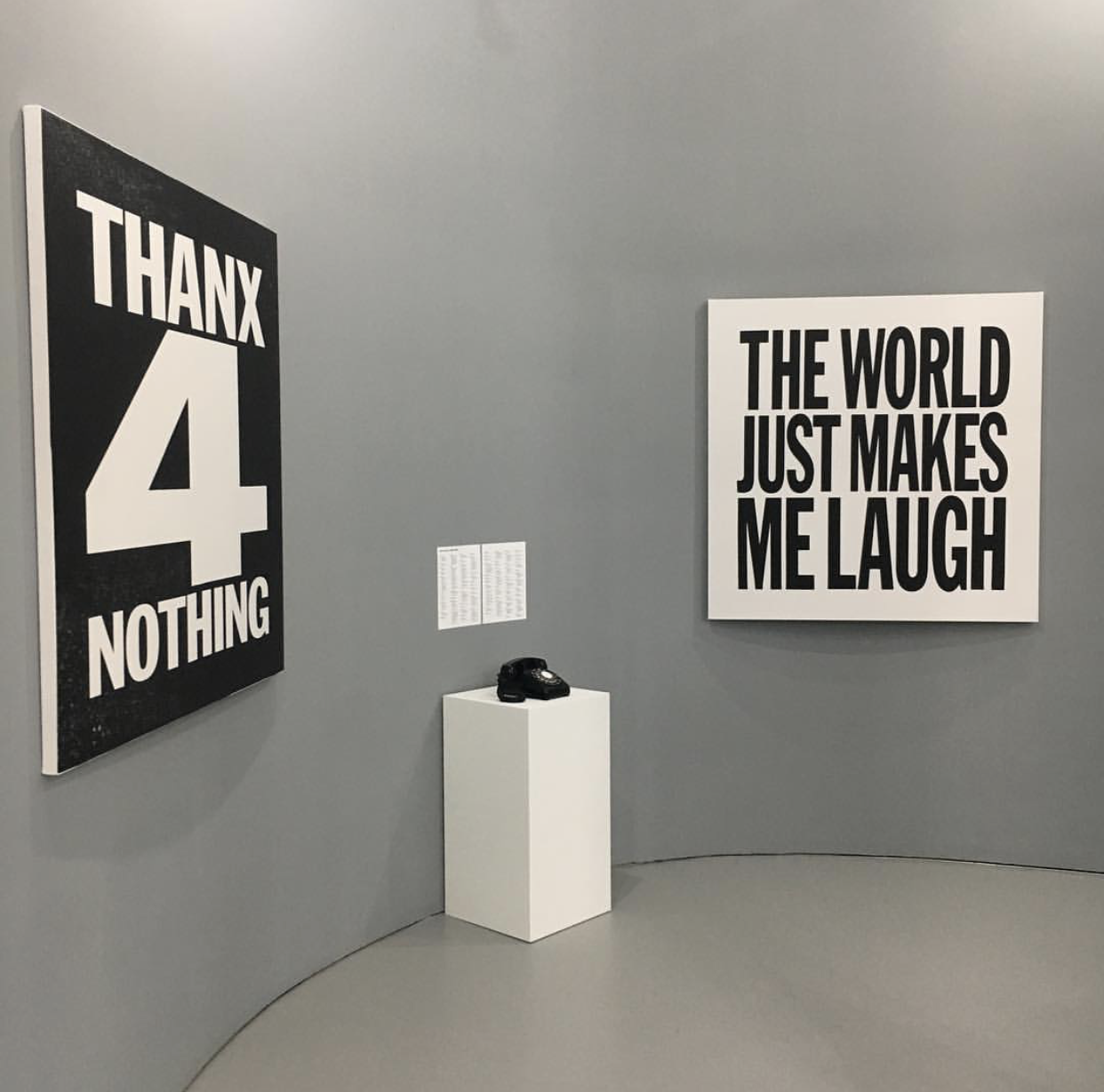 John Giorno, I <3 John Giorno Installation View, Red Bull Studios
