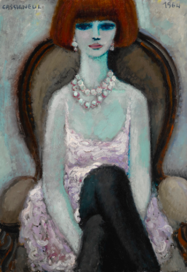Jean-Pierre Cassigneul, La Femme Aux Bas Noirs, 1964 at Sotheby's Day Sale