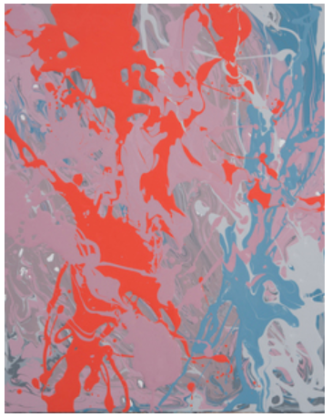 Leah Durner, carminevioletbluegrey pour, 2016