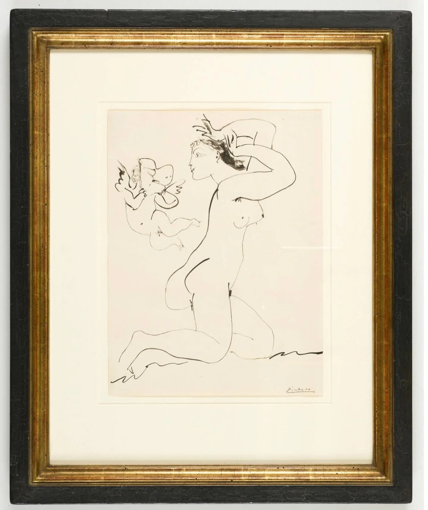 Starting my Fall auction search with this week&rsquo;s sensational sales at Kornfeld in Switzerland that include this sweet Picasso ink drawing. This image shows a masked Cupid probably sneaking up on an unsuspecting woman. So here&rsquo;s to finding