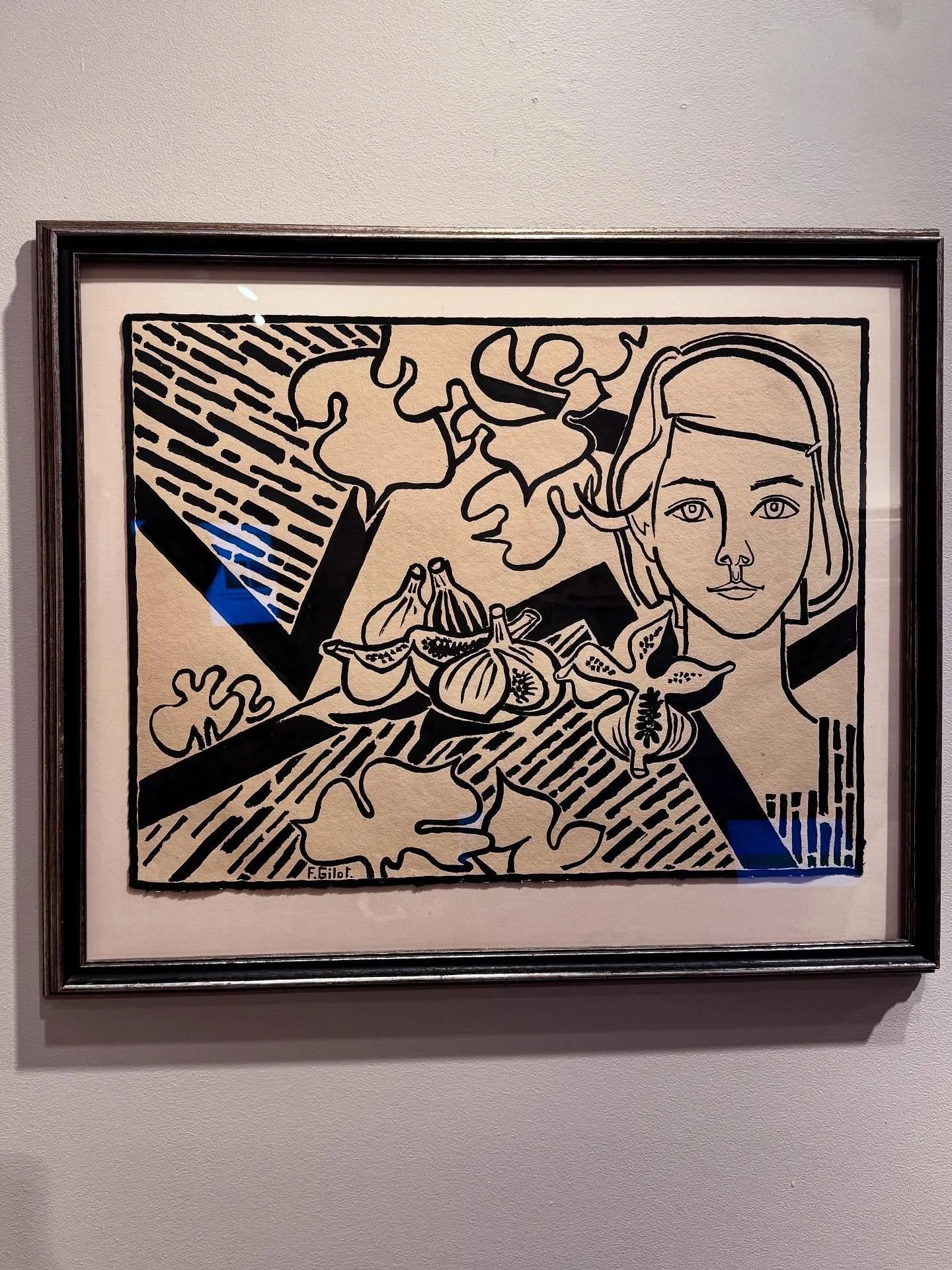 I am so excited to have brought down this Francoise Gilot ink on paper portrait for my client&rsquo;s Columbia County line-driven works on paper collection. Bid in the room at Freeman&rsquo;s NY this morning with the lovely Alasdair Nichol on the pod
