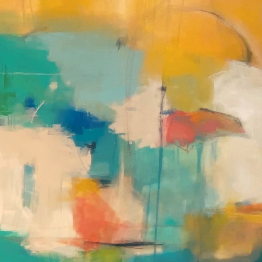 Sunshiny colors to ring in the weekend&hellip; oils, layers, and saturated pigments.  Coming soon to Rittenhouse Square in Philadelphia @rittenhousesquareart.  #originalart #carstensenart #abstracf #floridaartist #acreativelife