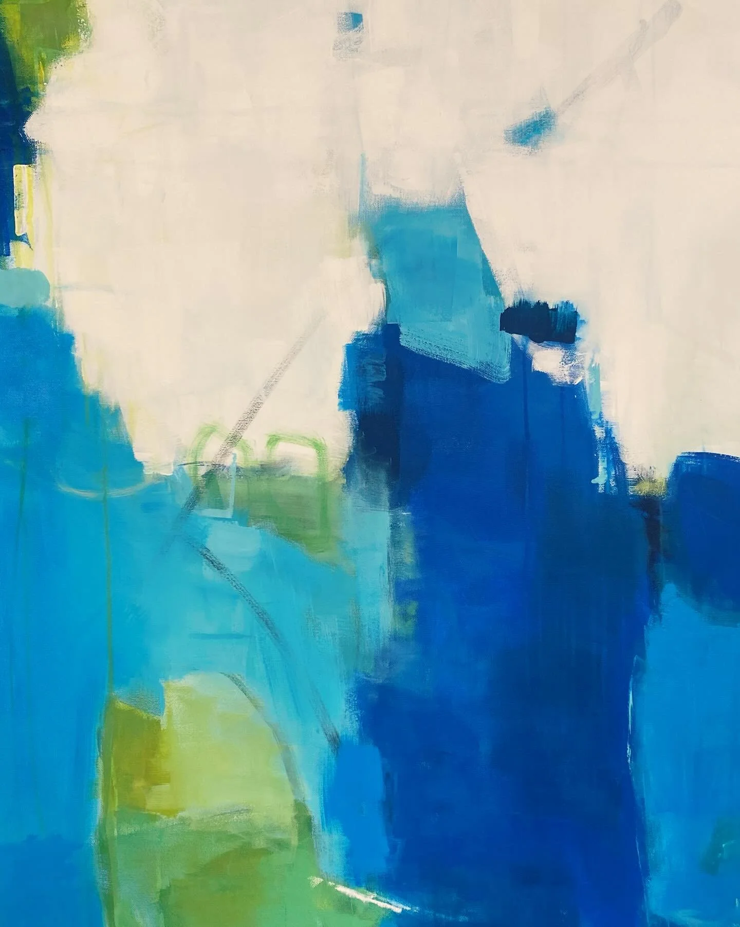 You are not a drop in the ocean. You are the entire ocean in a drop.  #rumi #carstensenart #oilpainting #abstractart #colorist