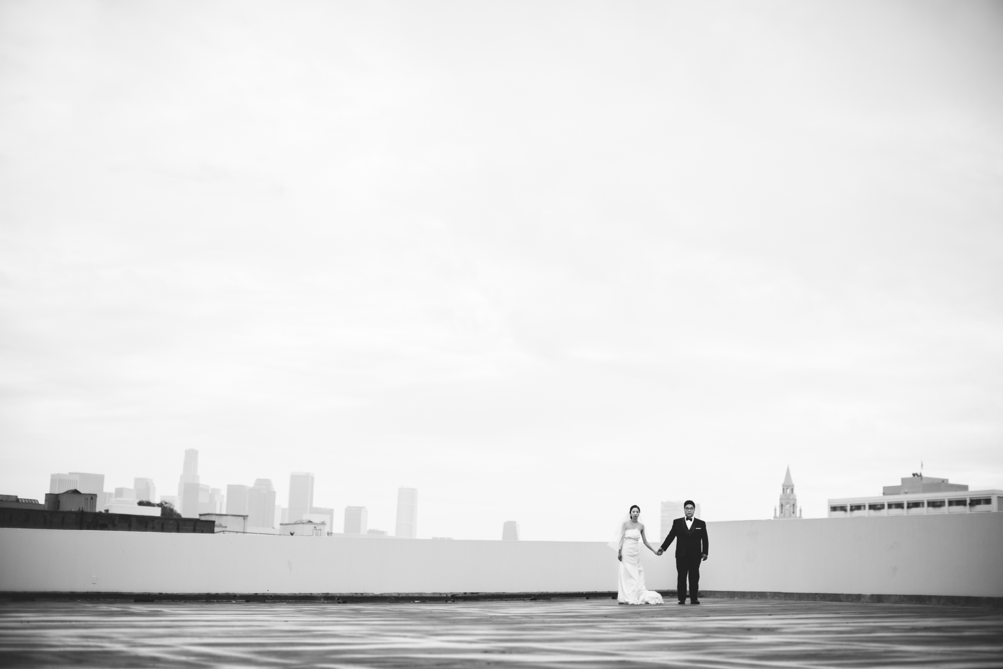 ©Isaiah & Taylor Photography - Destination Wedding Photographers - Downtown Los Angeles Parking Lot Rooftop Wedding-019.jpg