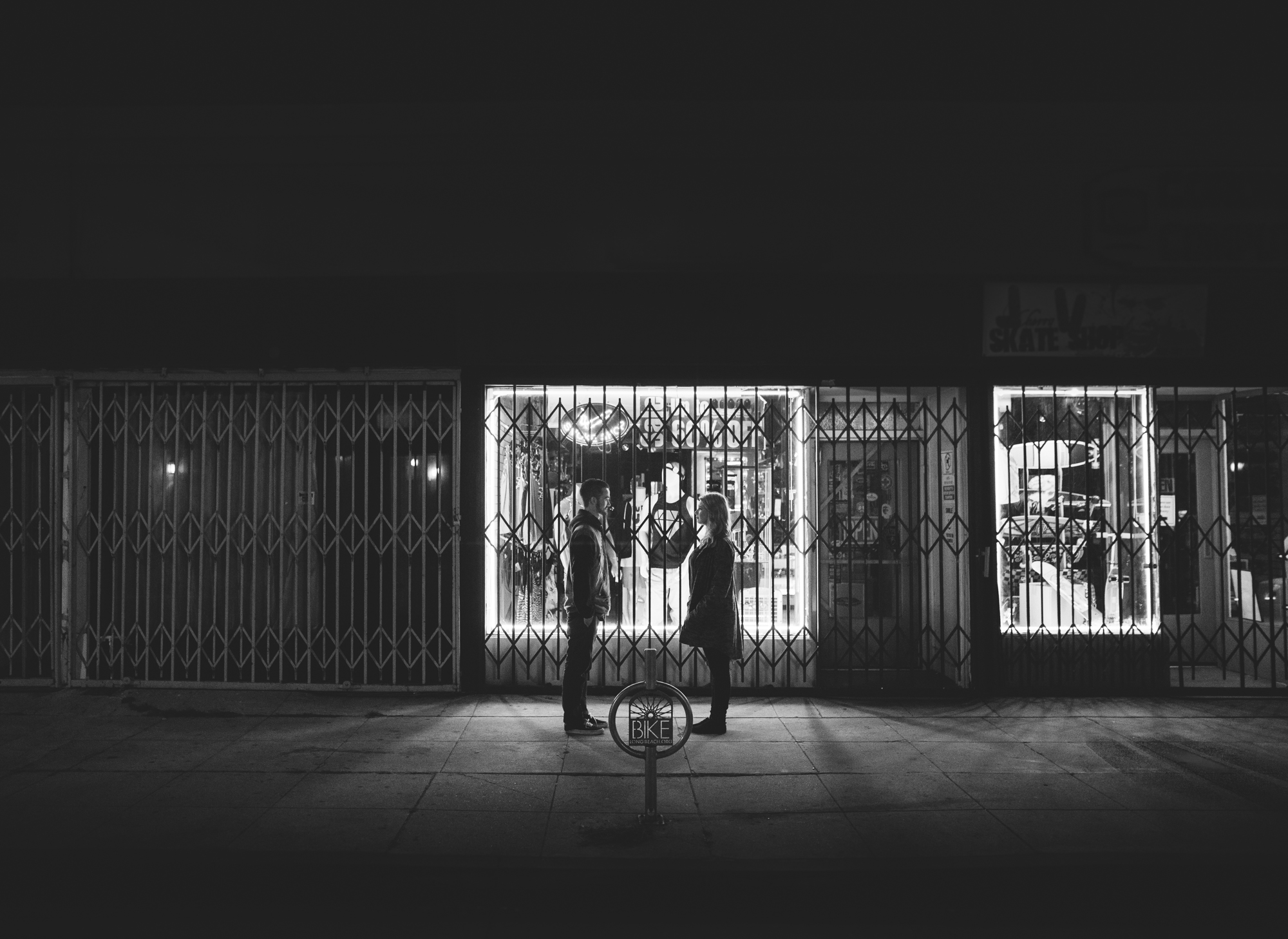 ©Isaiah & Taylor Photography - Los Angeles Engagement - Night Walk-007.jpg