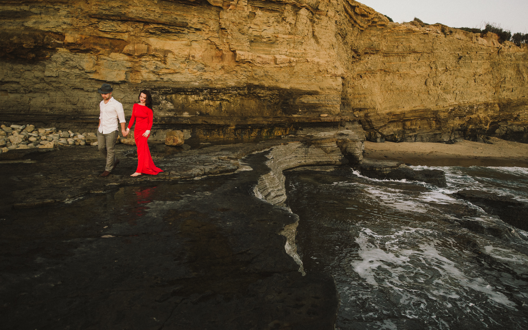 Isaiah & Taylor Photography - Los Angeles - Destination Wedding Photographers - San Diego Sunset Cliffs Beach Adventure Engagement-26.jpg