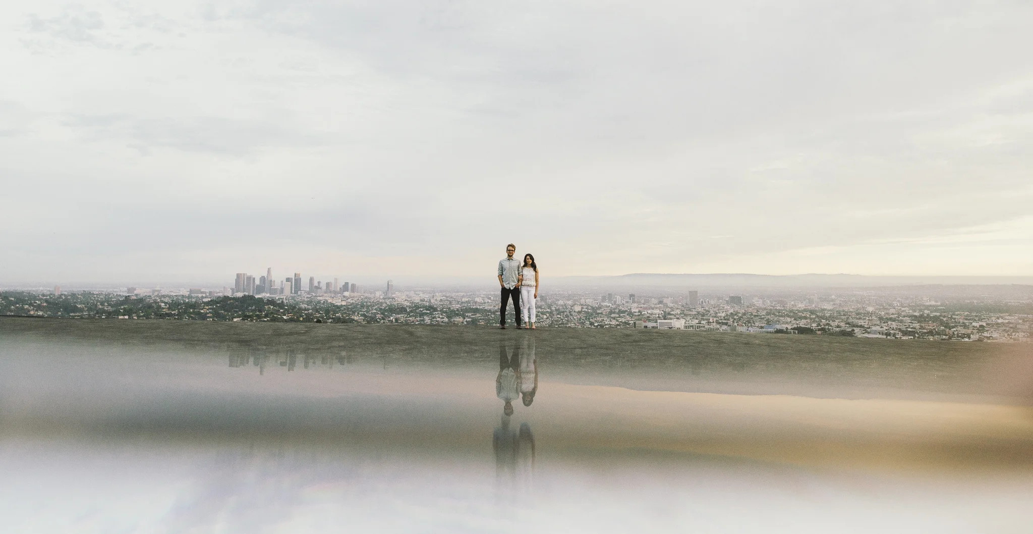 Landscape Sunset Engagement, Los Angeles