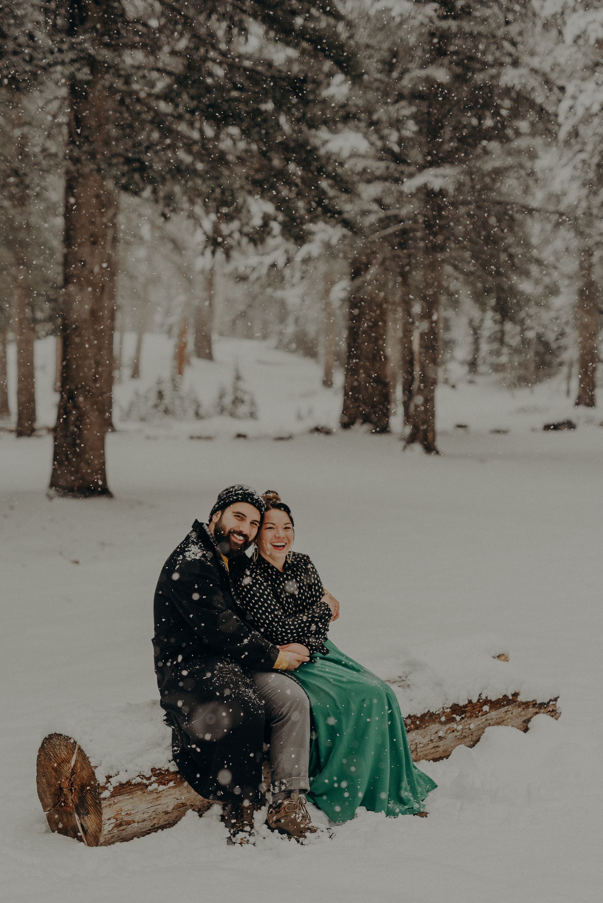 ©Isaiah + Taylor Photography - Los Angeles Wedding Photographer - Snowing engagement session-022.jpg