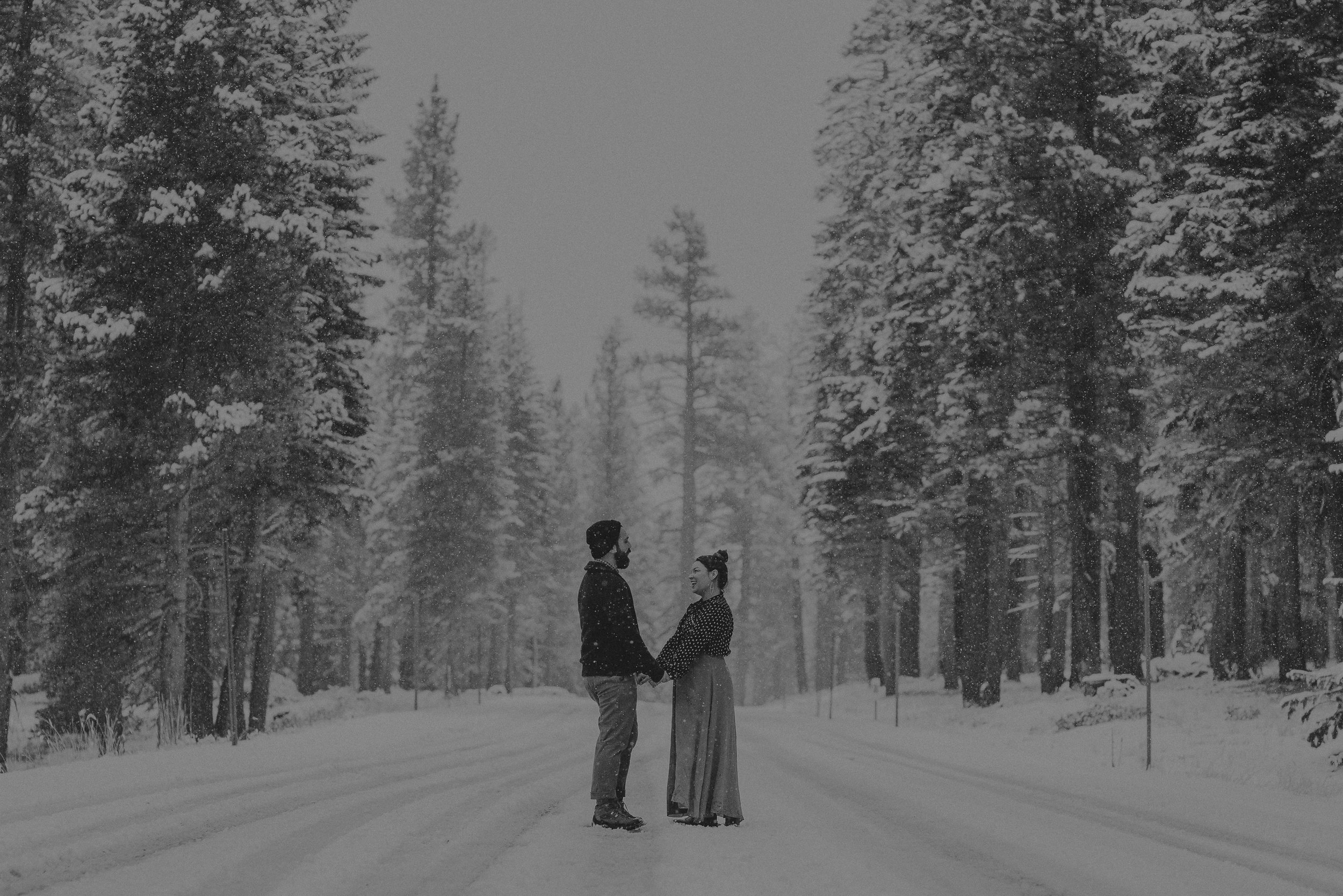 ©Isaiah + Taylor Photography - Los Angeles Wedding Photographer - Snowing engagement session-028.jpg