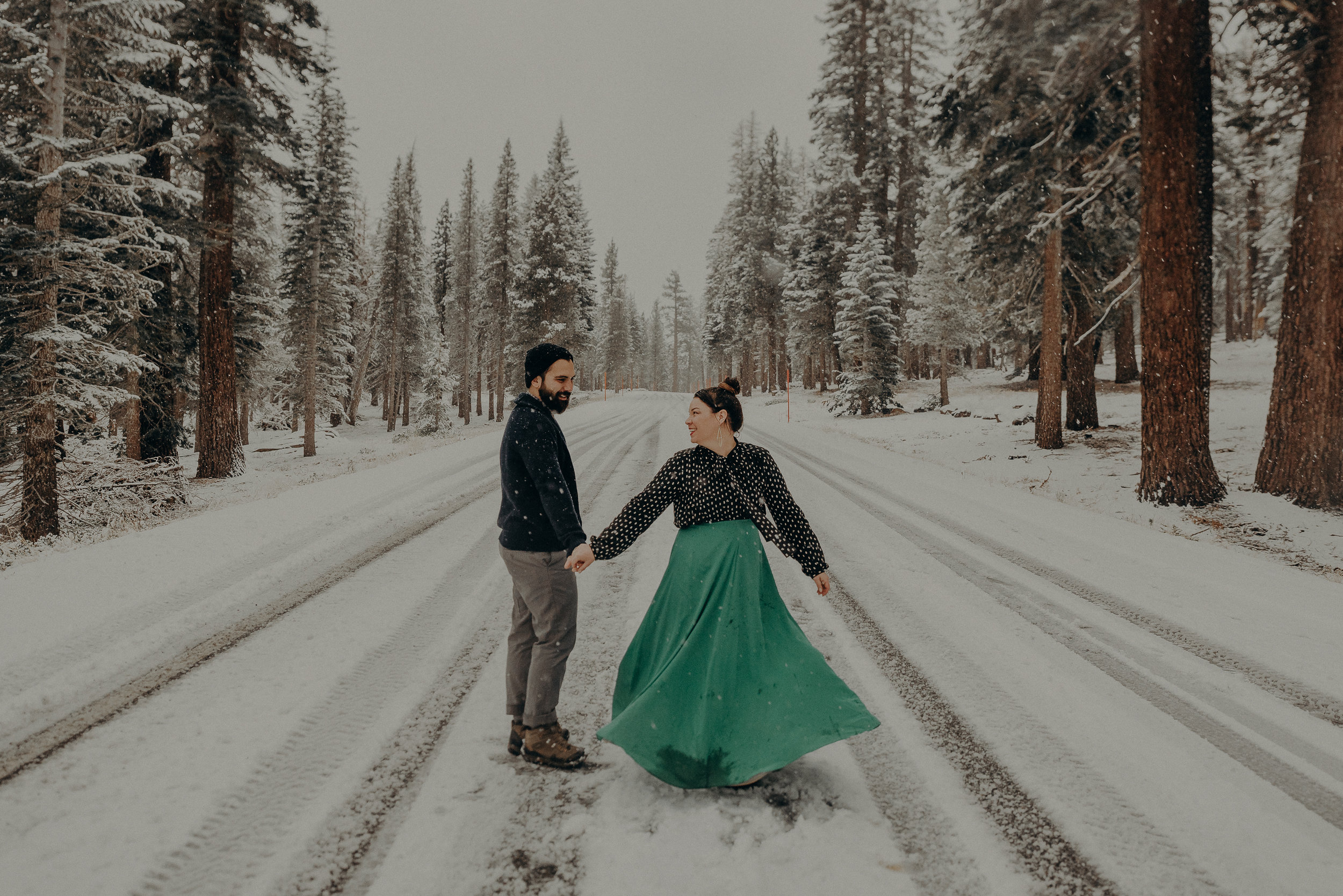 ©Isaiah + Taylor Photography - Los Angeles Wedding Photographer - Snowing engagement session-031.jpg