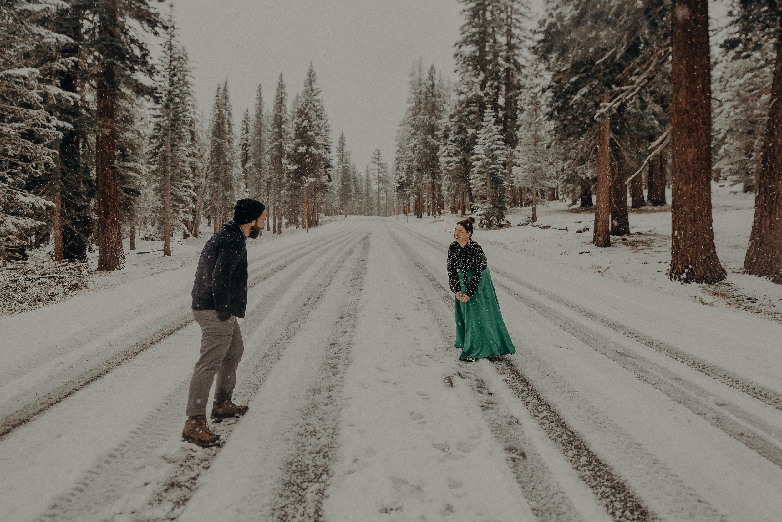 ©Isaiah + Taylor Photography - Los Angeles Wedding Photographer - Snowing engagement session-035.jpg