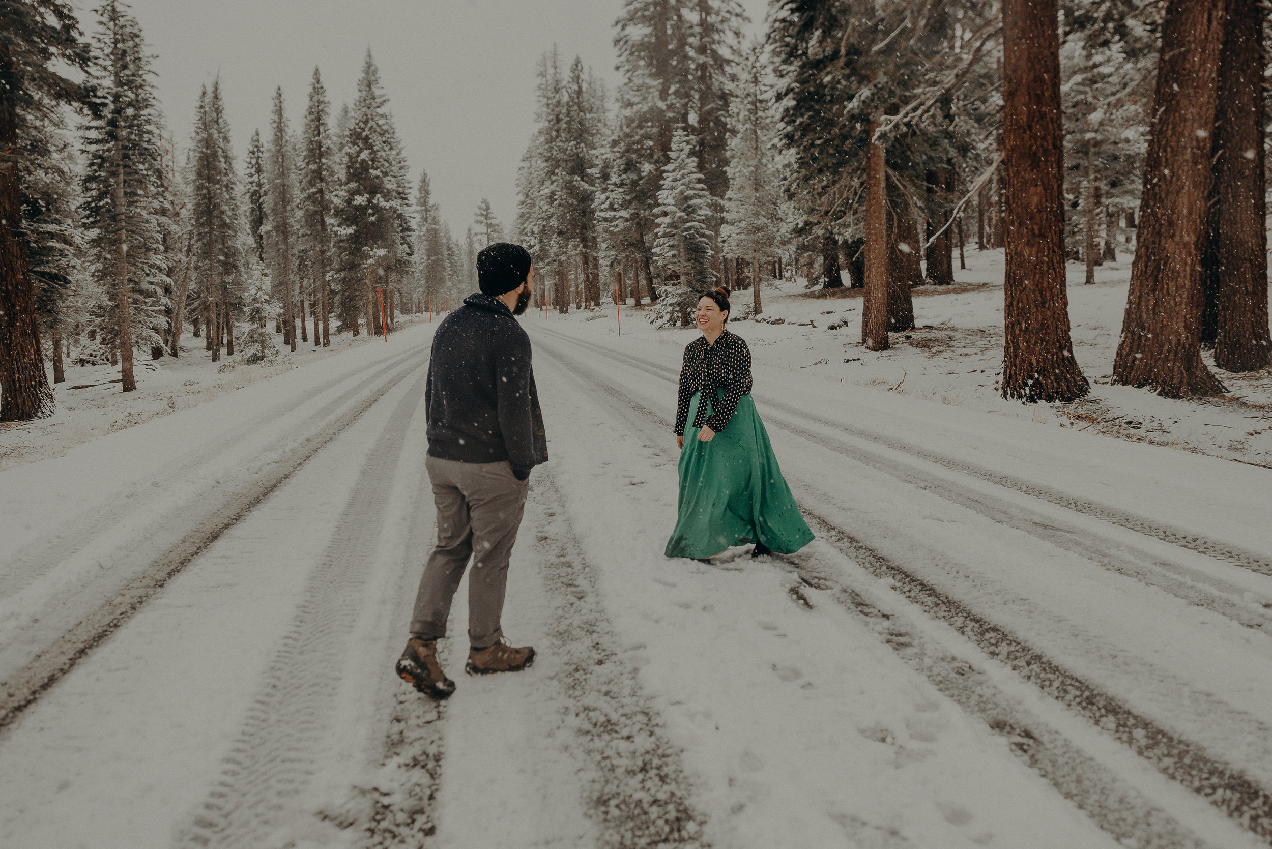 ©Isaiah + Taylor Photography - Los Angeles Wedding Photographer - Snowing engagement session-036.jpg